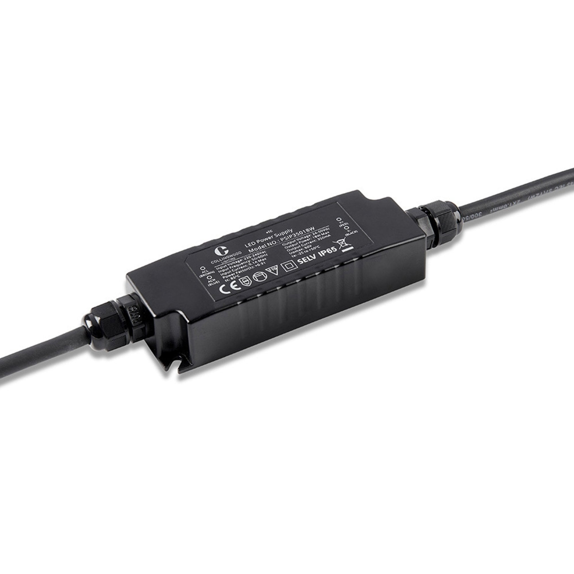 Collingwood PSIP35018W 9W-18W 350mA LED Driver - IP65 - Non-Dimmable
