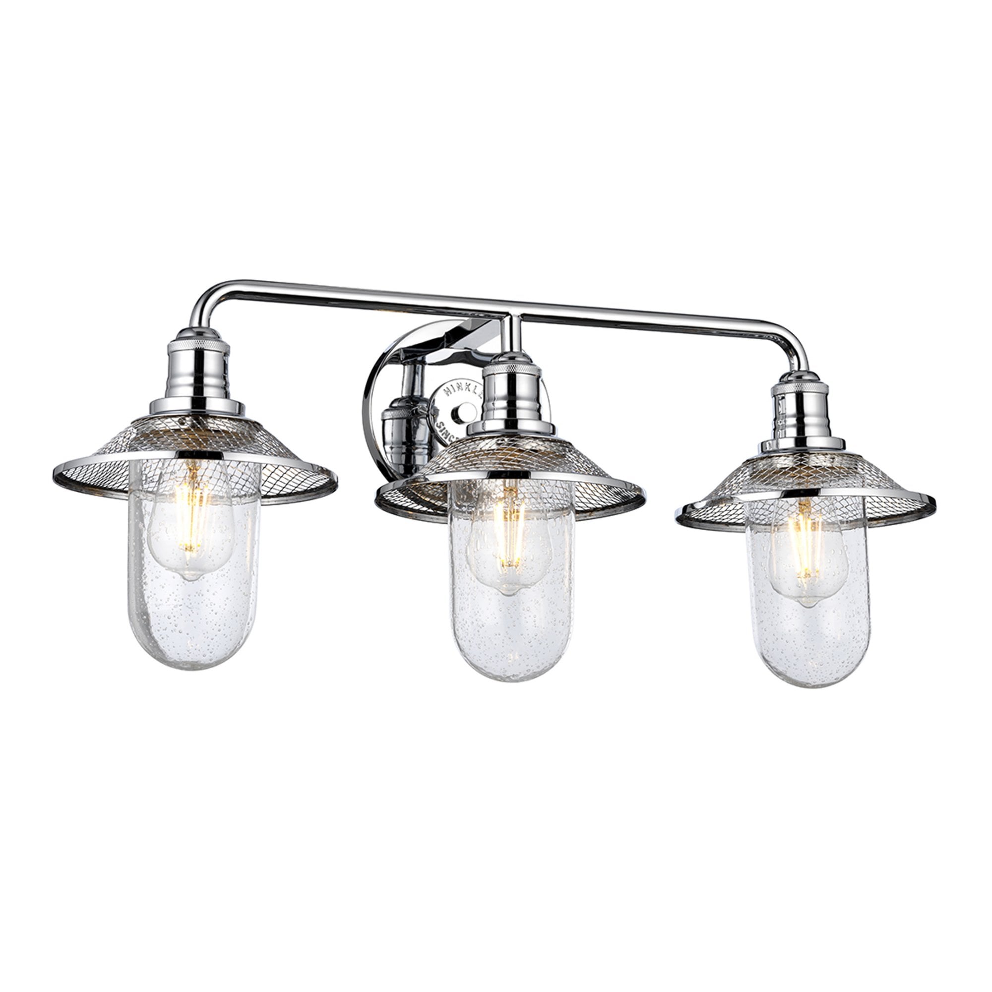 Quintiesse Rigby 3 Light Bathroom Wall Light - Polished Chrome