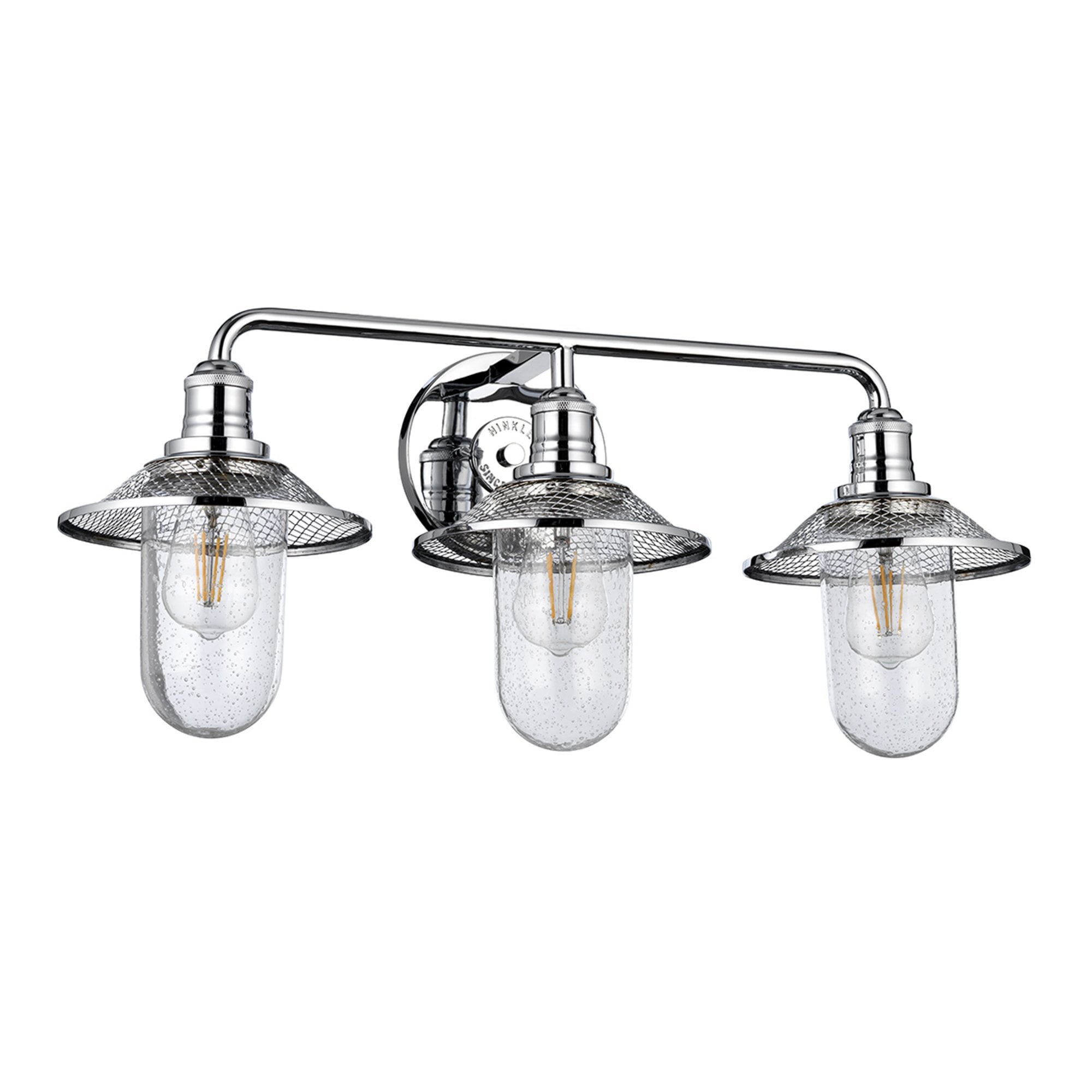 Quintiesse Rigby 3 Light Bathroom Wall Light - Polished Chrome