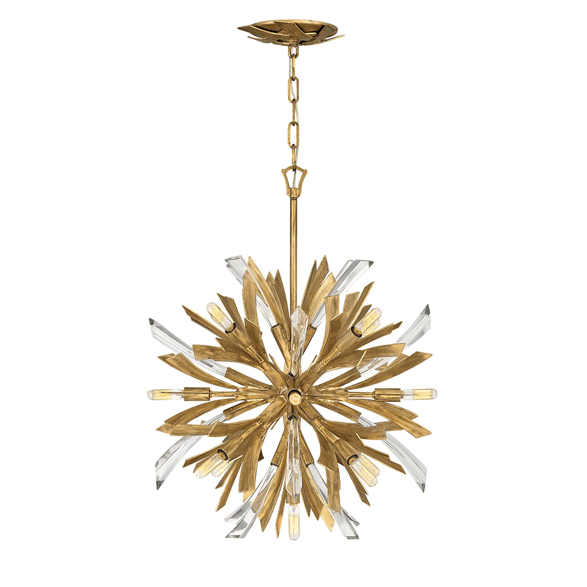 Quintiesse Vida 13 Light Small Pendant - Burnished Gold