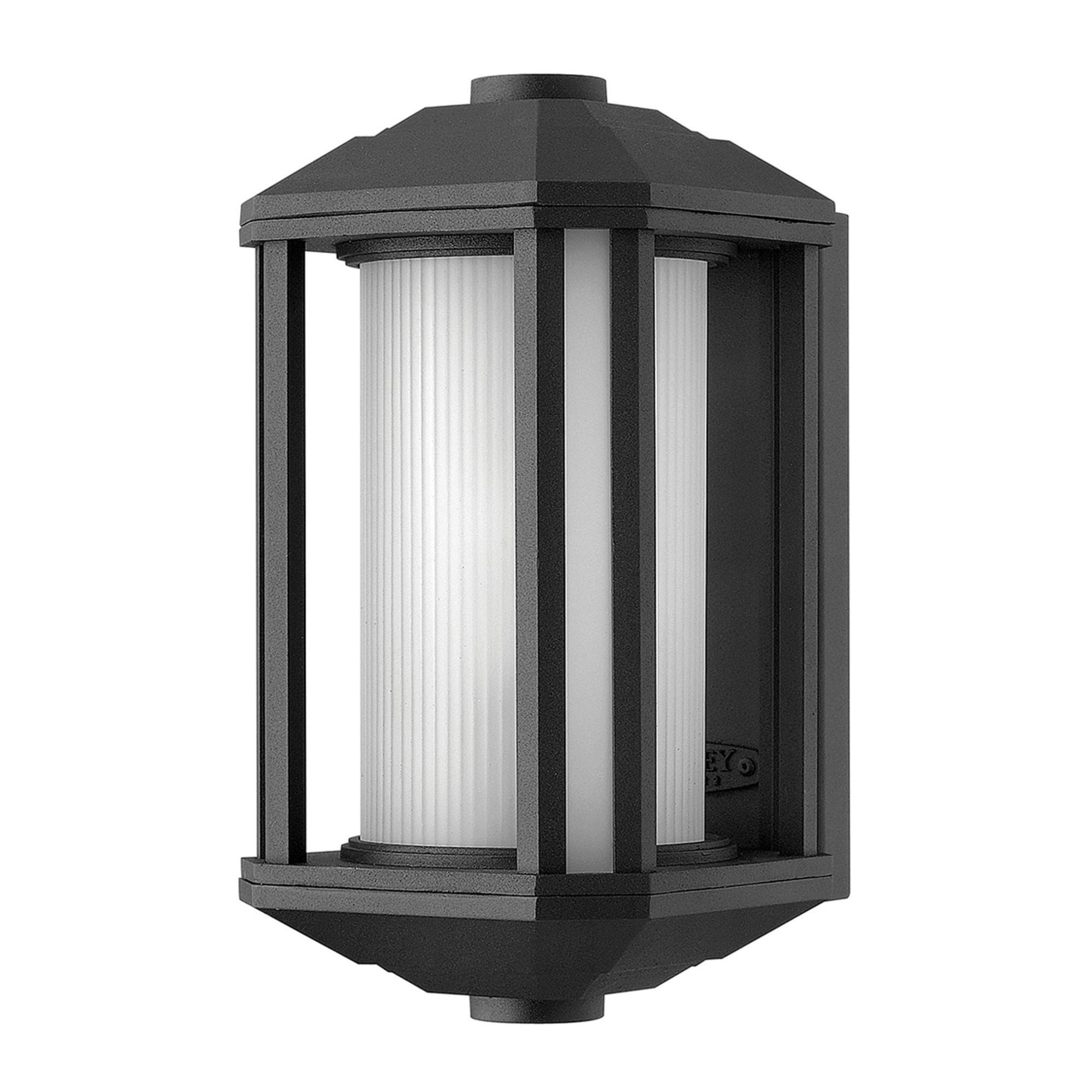 Quintiesse Castelle Single Small Wall Lantern - Black