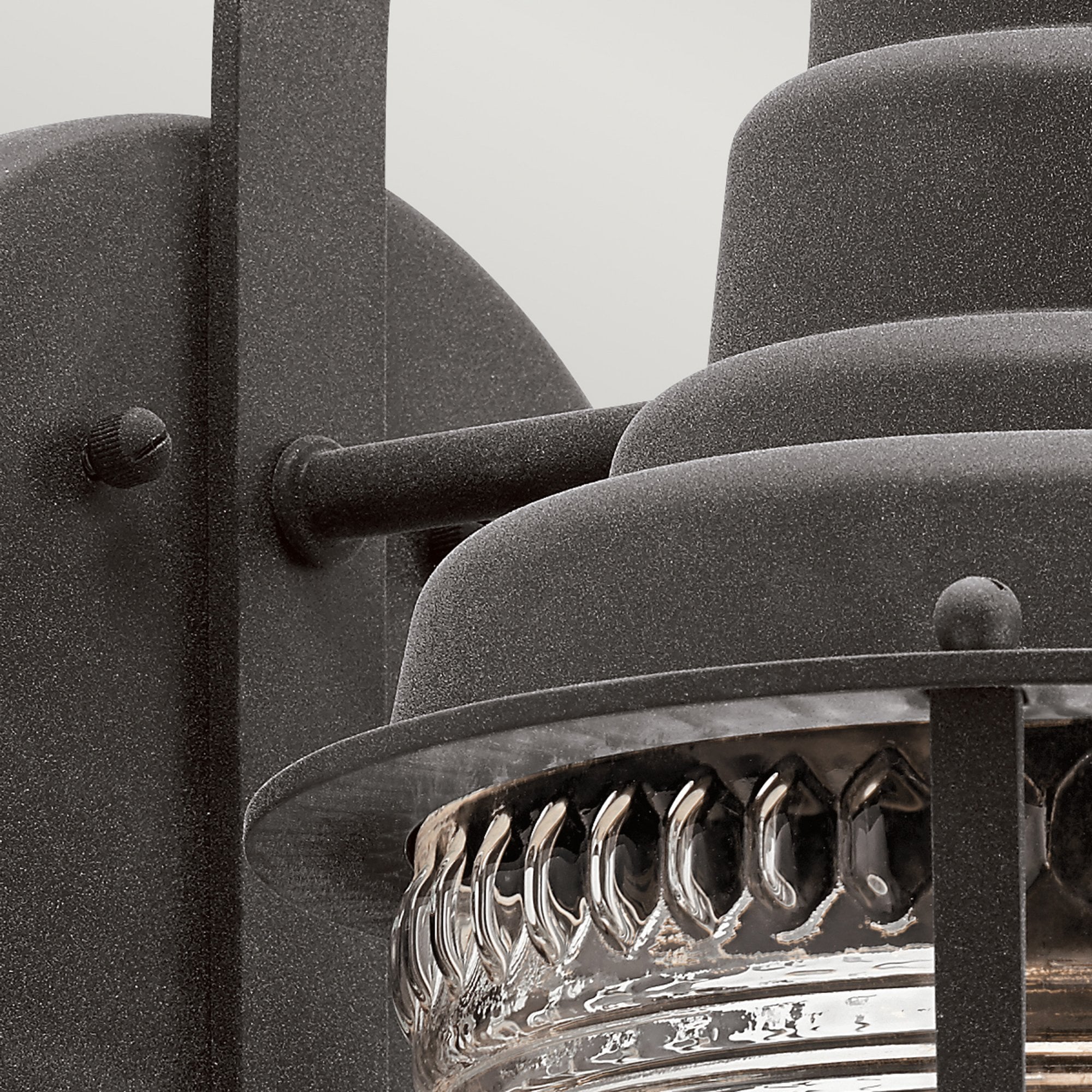 Quintiesse Chance Harbor Single Medium IP44 Wall Lantern - Weathered Zinc