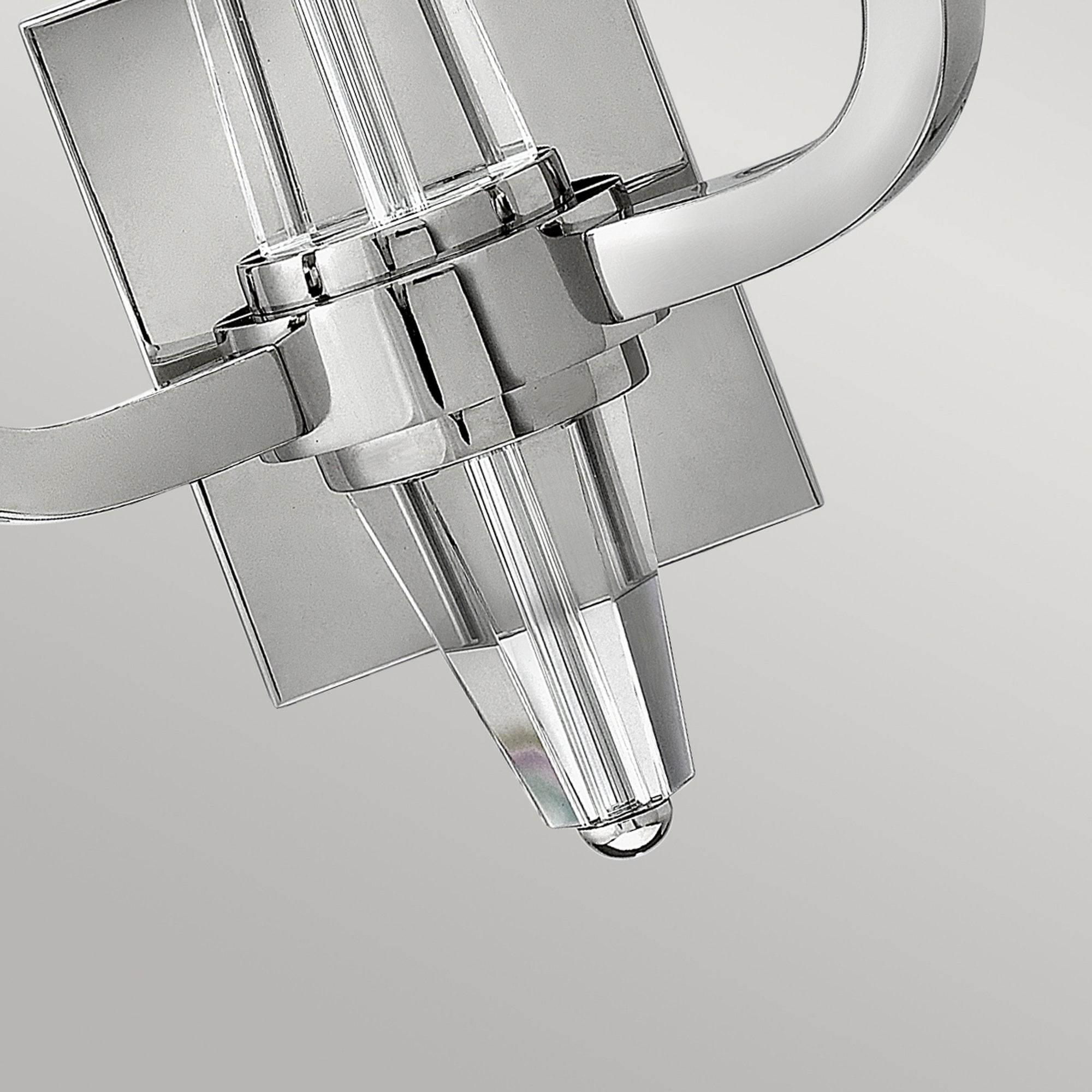 Quintiesse Ascher 2 Light Wall Light - Polished Nickel