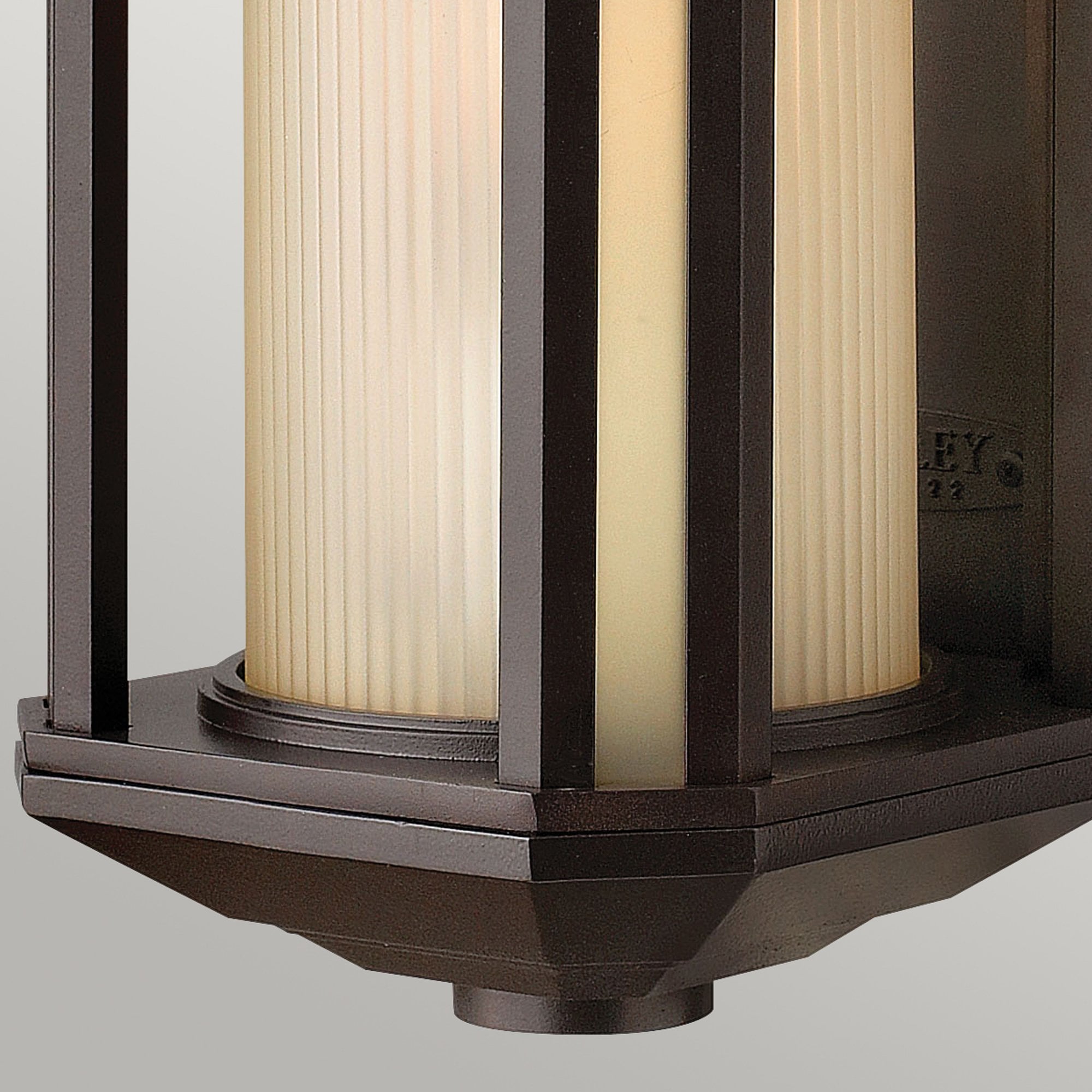 Quintiesse Castelle Single Small Wall Lantern - Bronze