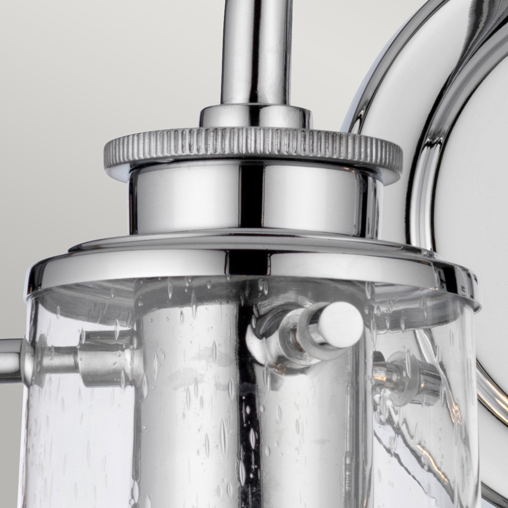 Quintiesse Braelyn 2 Light Bathroom Wall Light - Polished Chrome