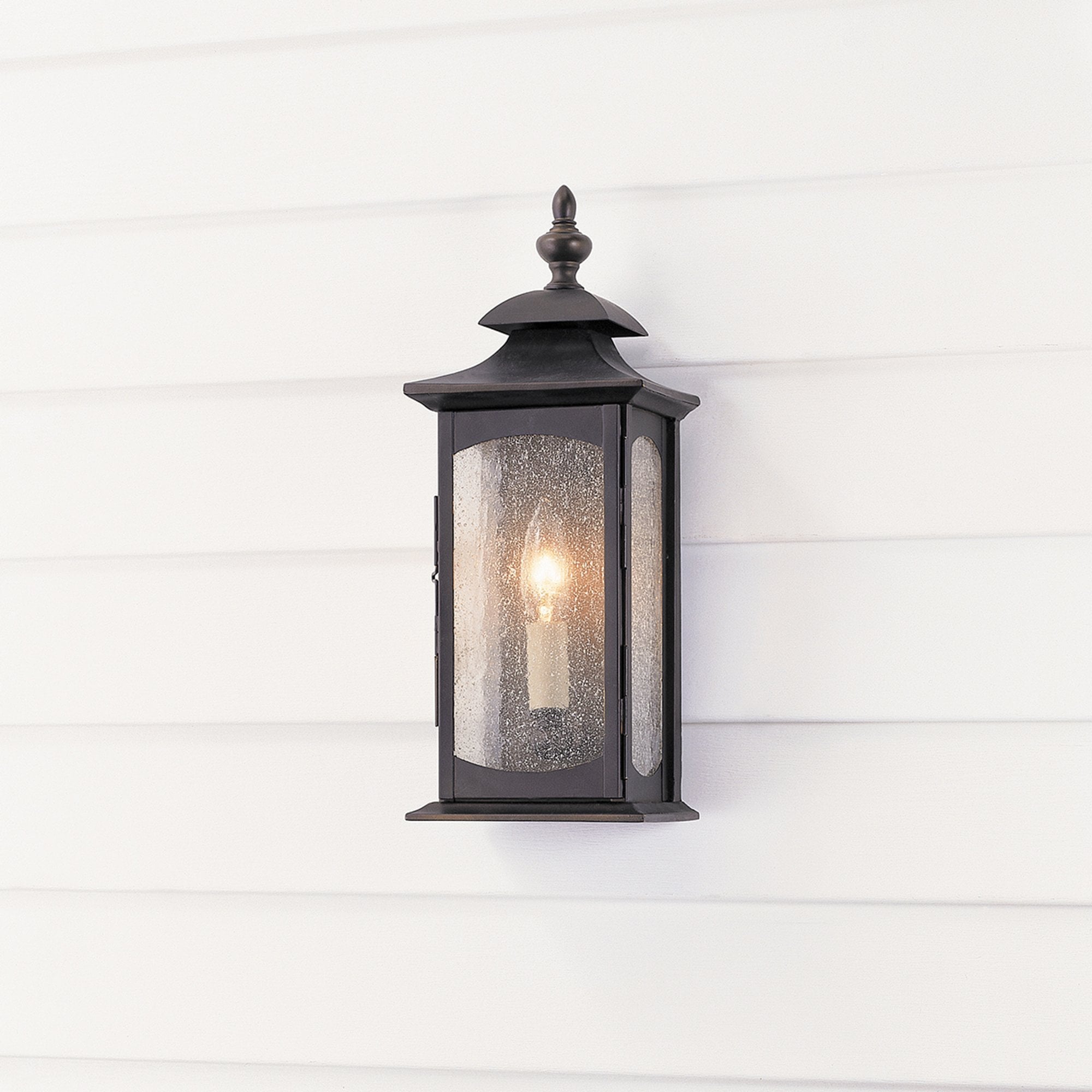 Quintiesse Market Square Single Wall Light - Oil Rubbed Bronze