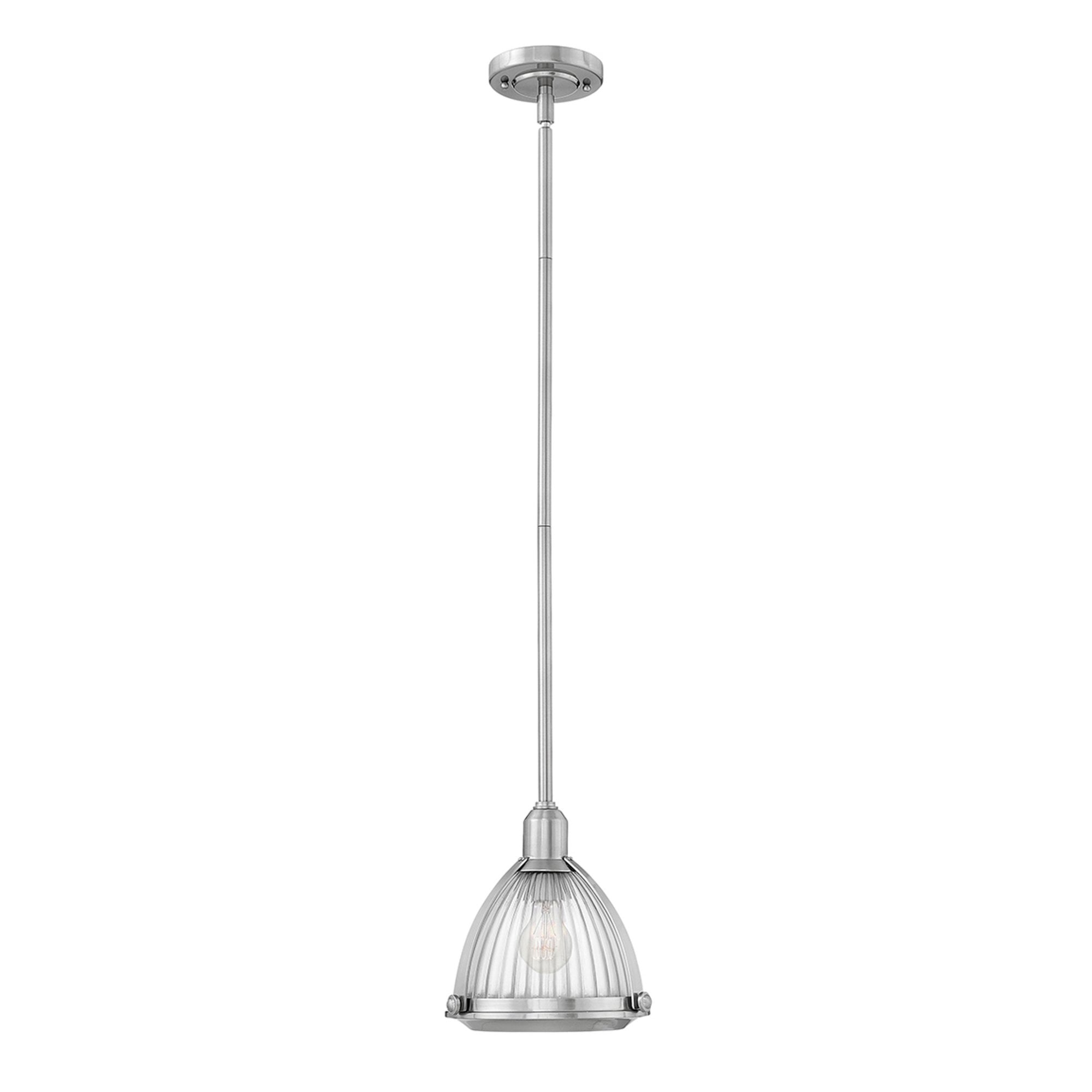 Quintiesse Elroy Single Pendant - Brushed Nickel
