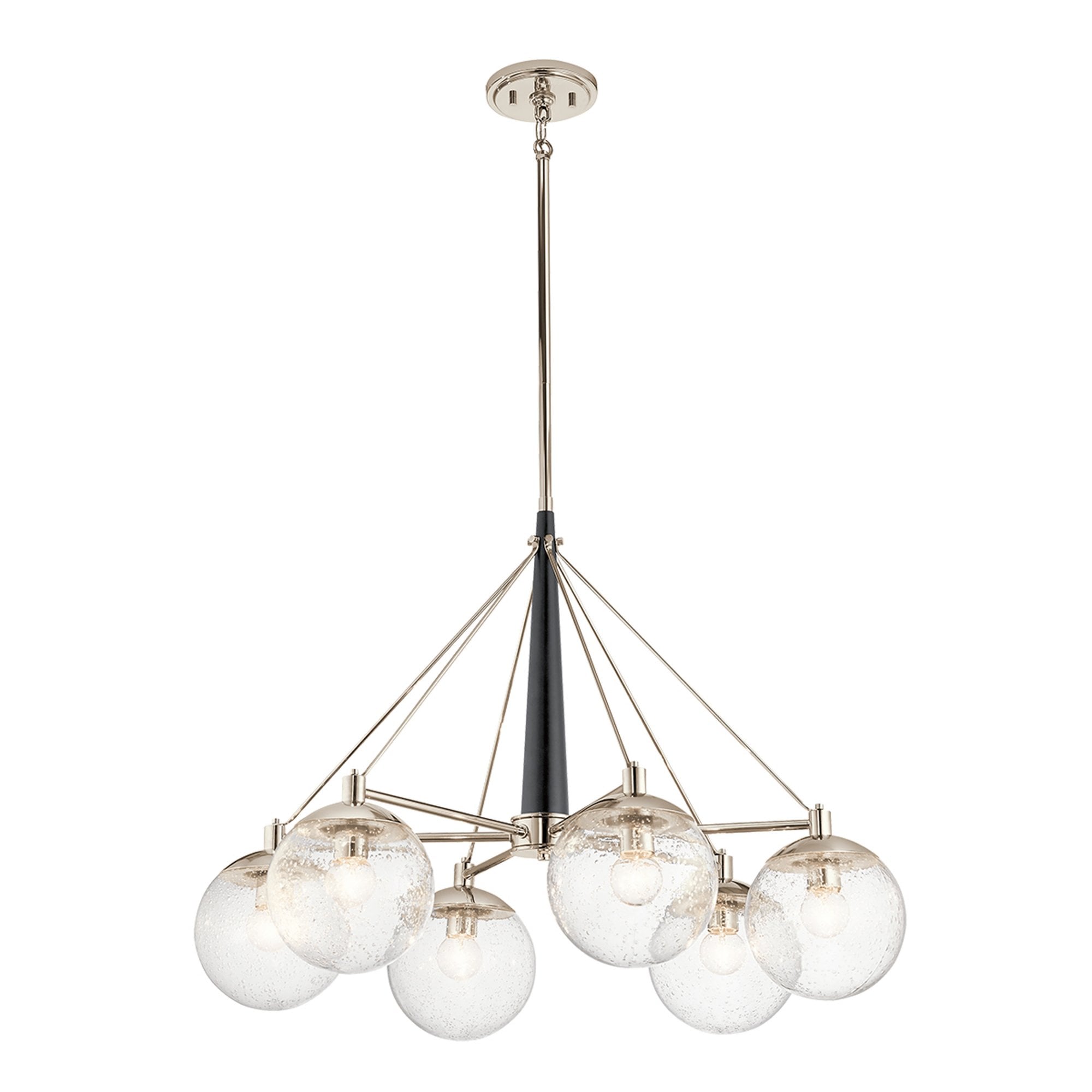 Quintiesse Marilyn 6 Light Chandelier - Polished Nickel