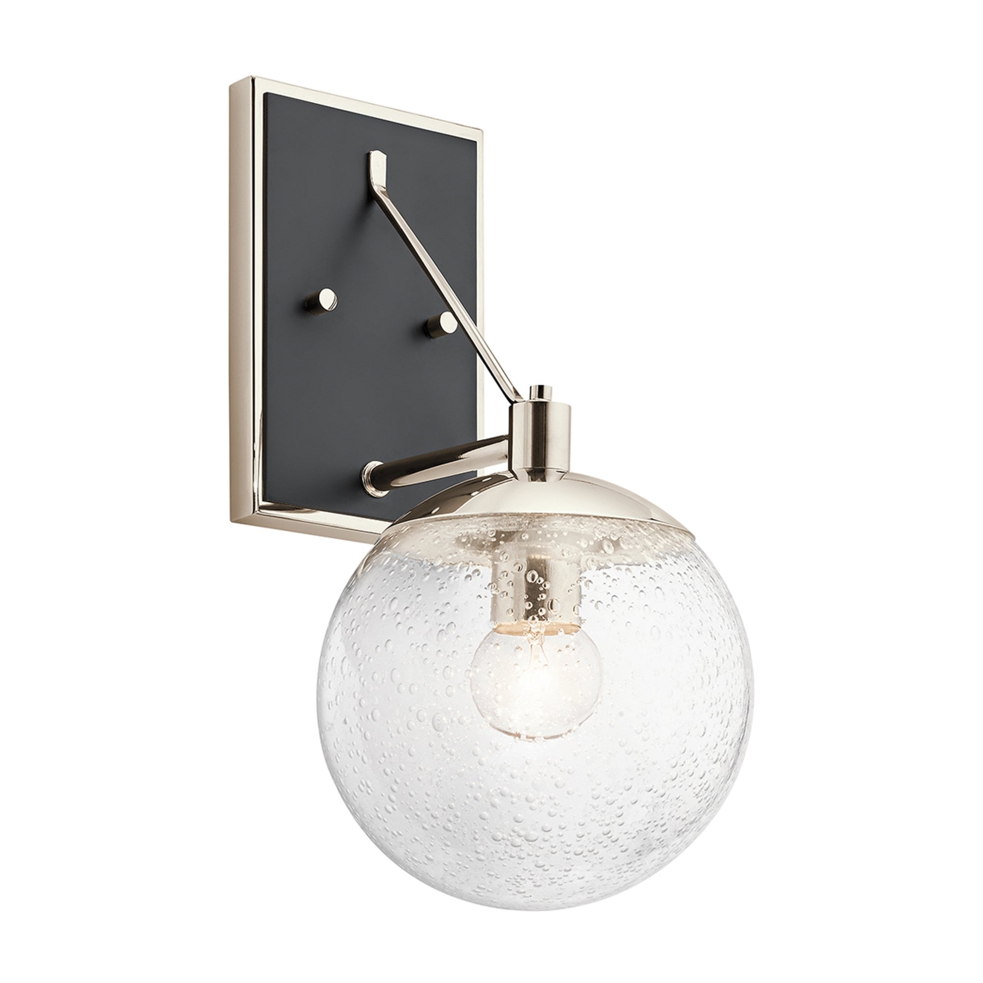Quintiesse Marilyn Single Wall Light - Polished Nickel