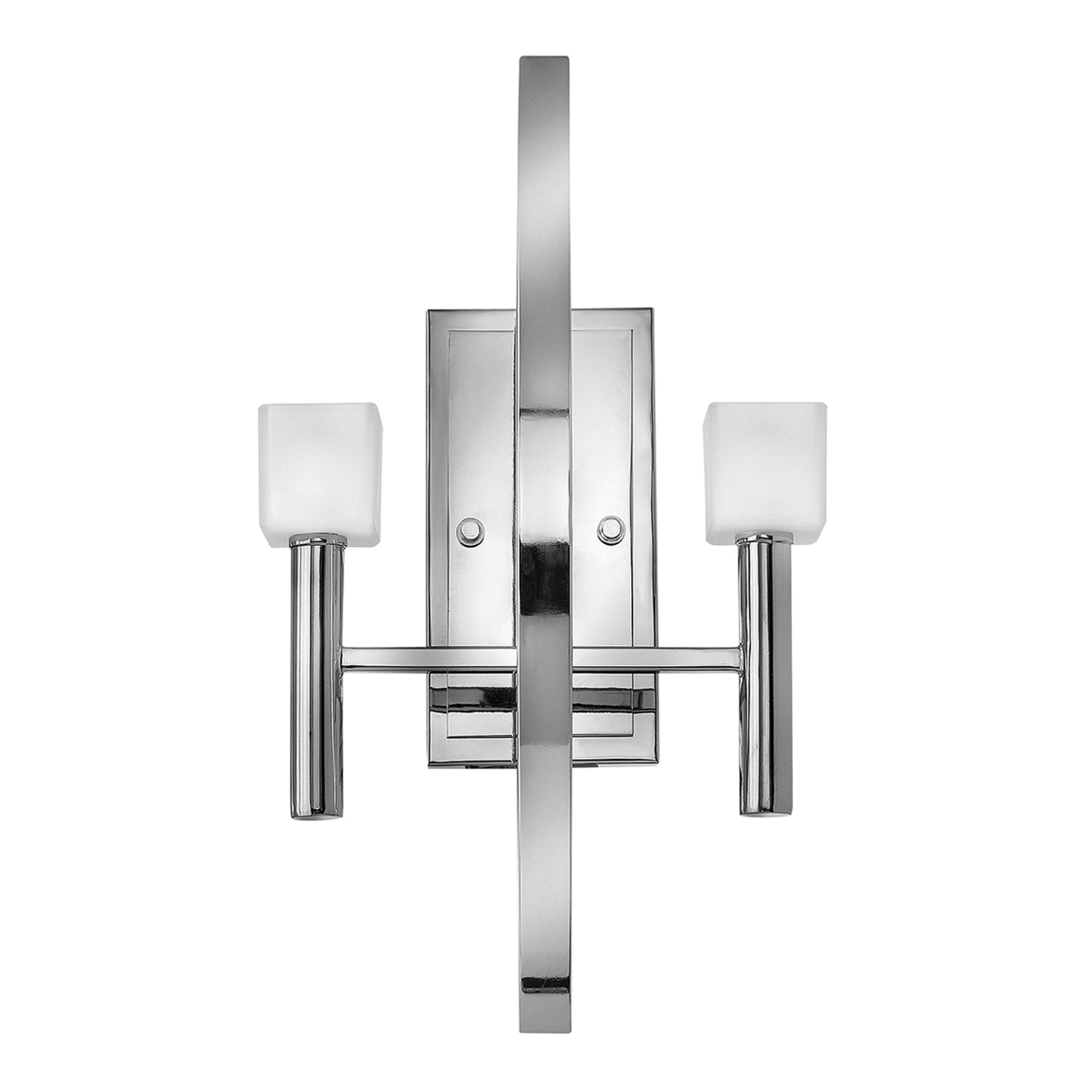 Quintiesse Mondo 2 Light Wall Light - Polished Chrome