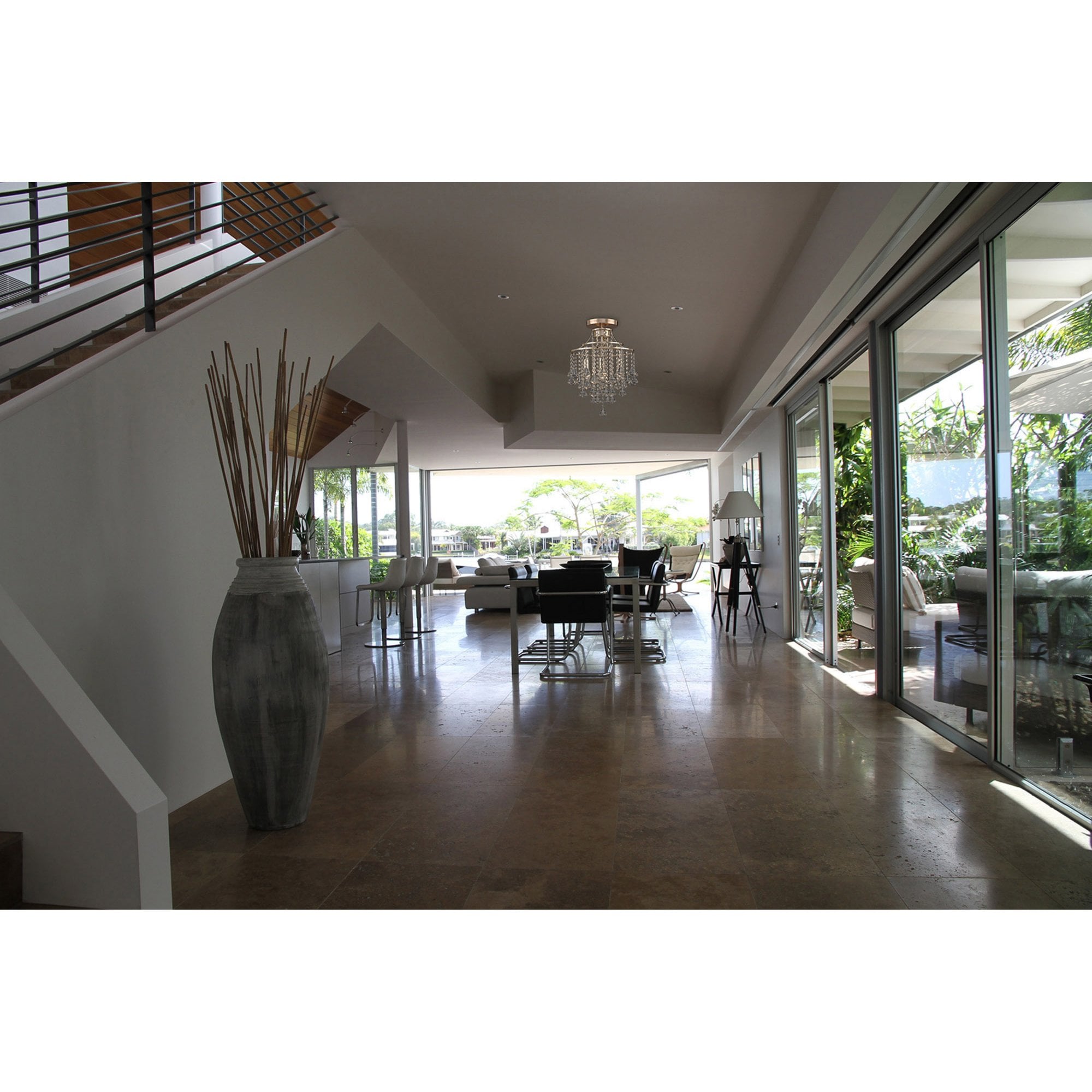 Diyas IL32770 Inina Ceiling 4 Light E14 French Gold/Crystal