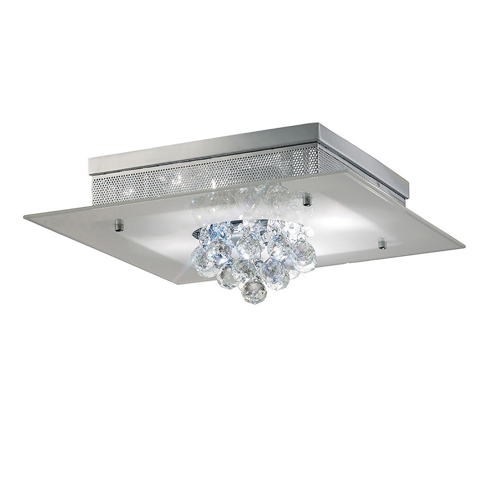 Diyas IL31470 Tabitha Ceiling 4 Light Polished Chrome/Crystal