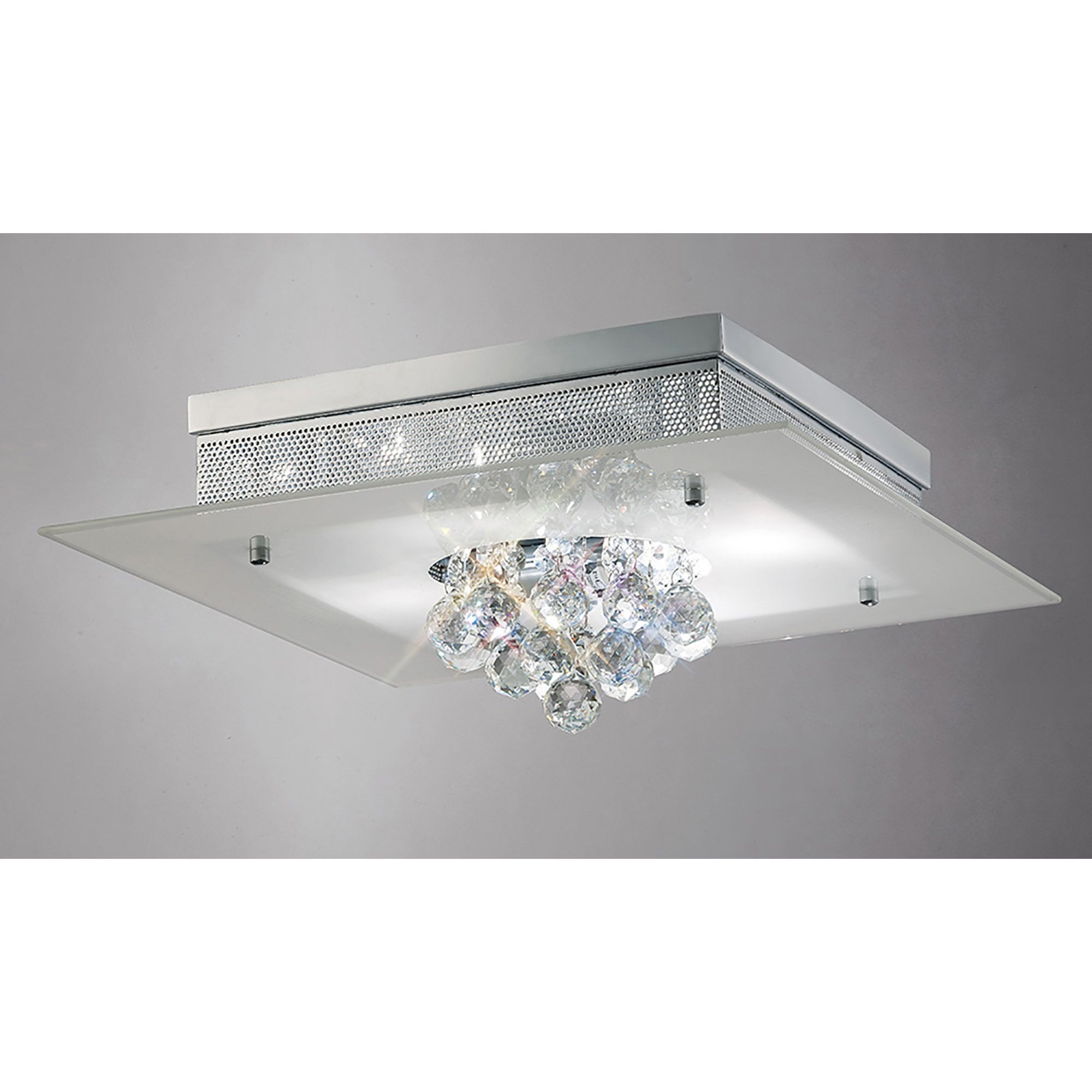 Diyas IL31470 Tabitha Ceiling 4 Light Polished Chrome/Crystal