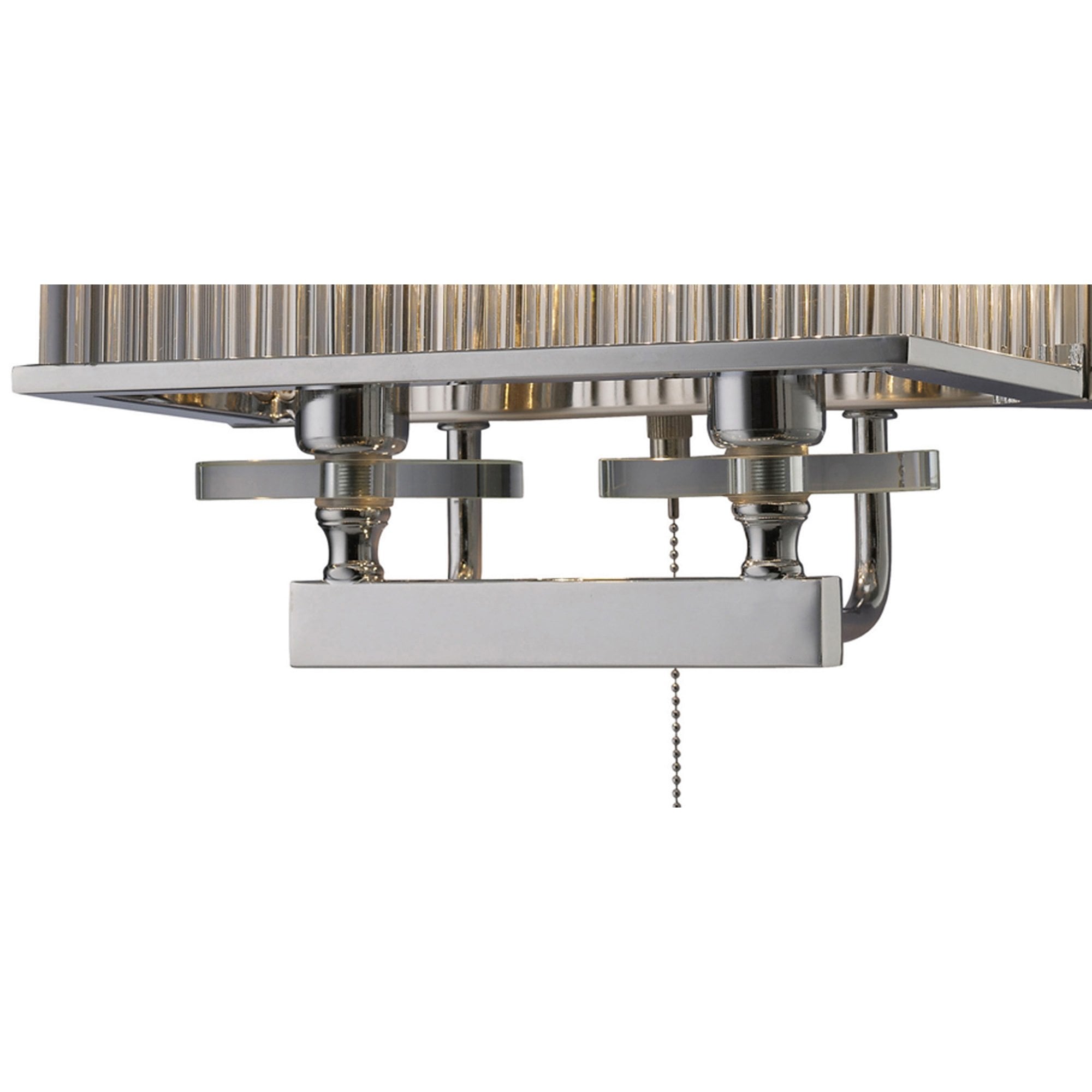 Diyas IL31410 Vanessa Wall Light Switched 2 Light Polished Chrome/Crystal