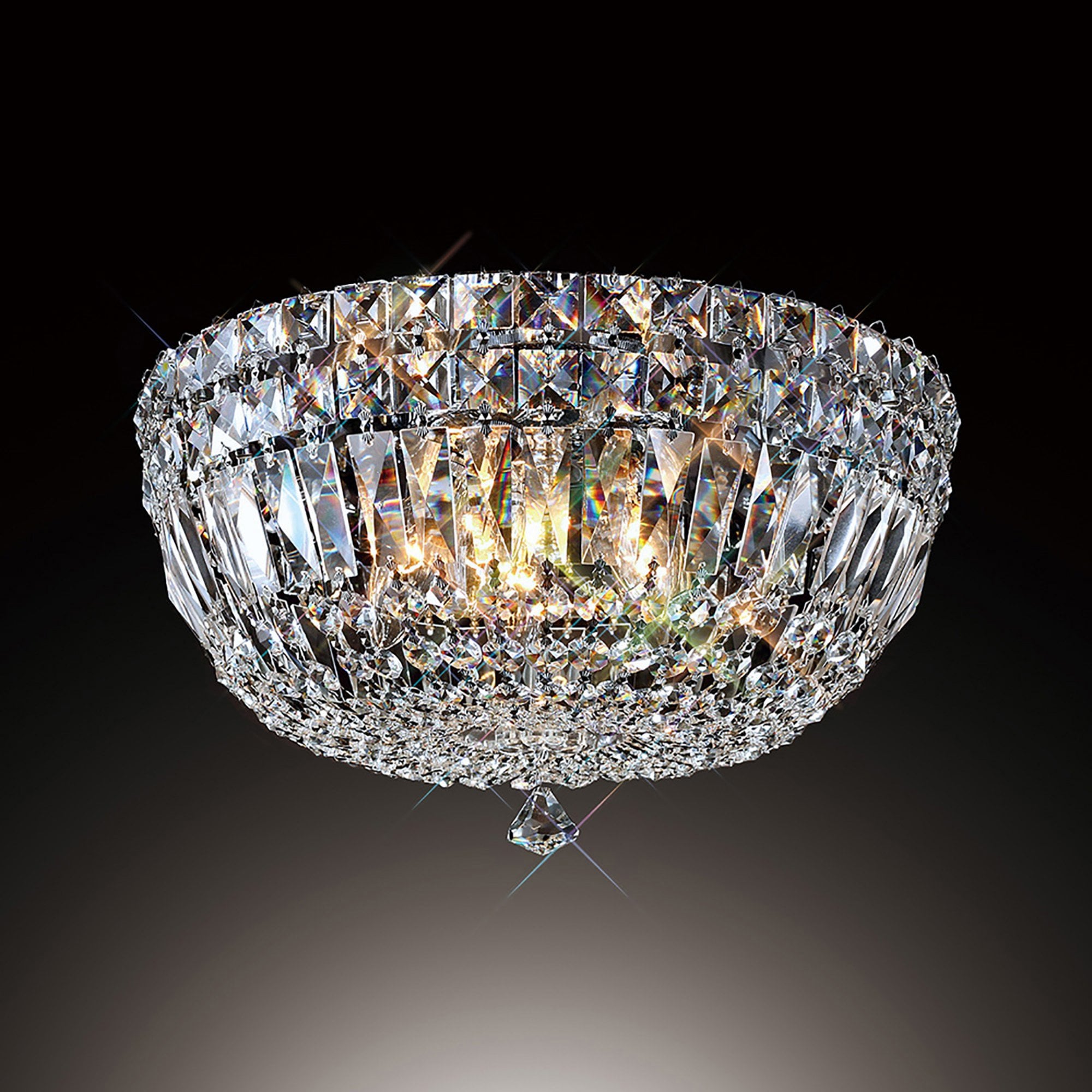 Diyas IL31480 Georgina Ceiling 3 Light Polished Chrome/Crystal