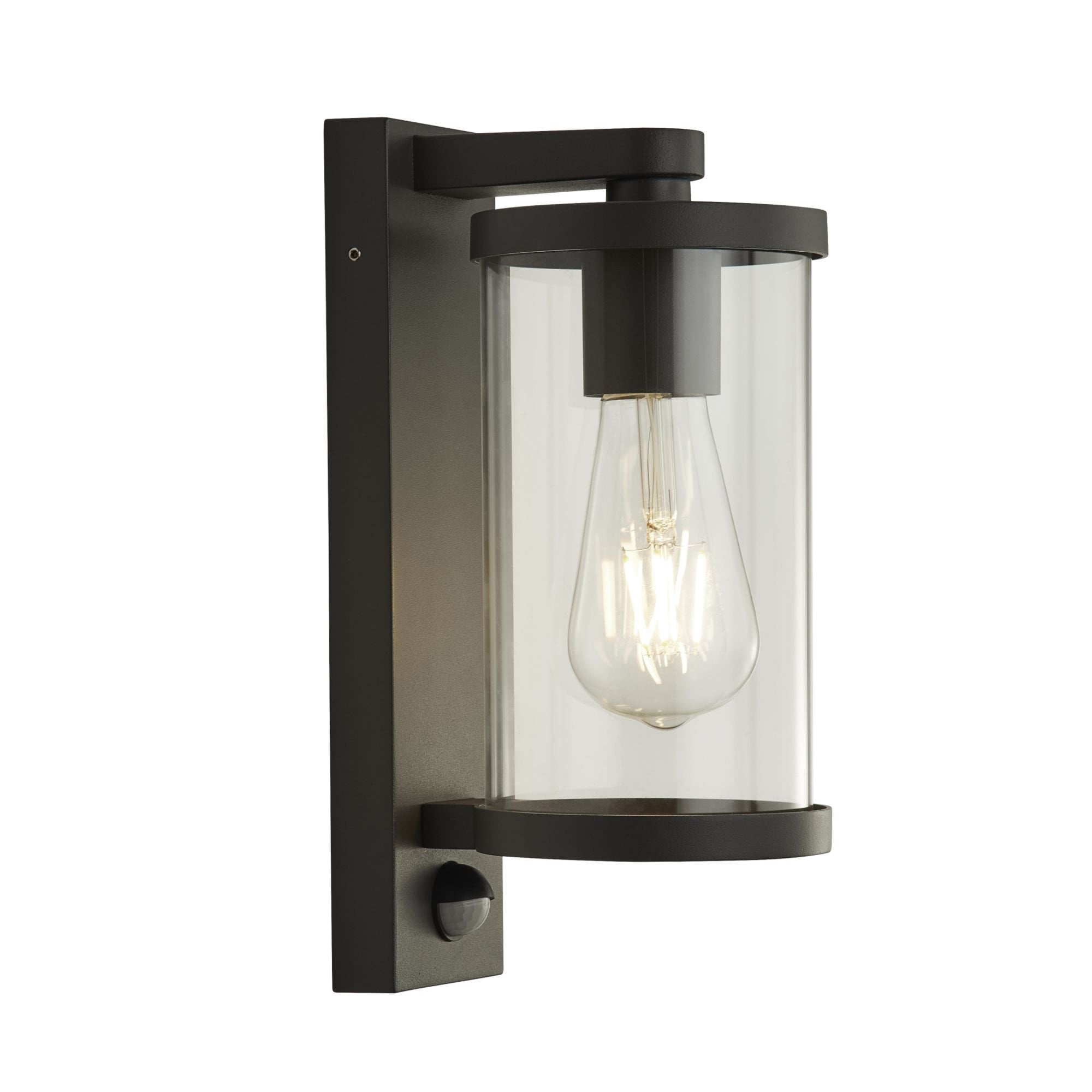 Searchlight Bagnall Outdoor PIR Wall Light - Black