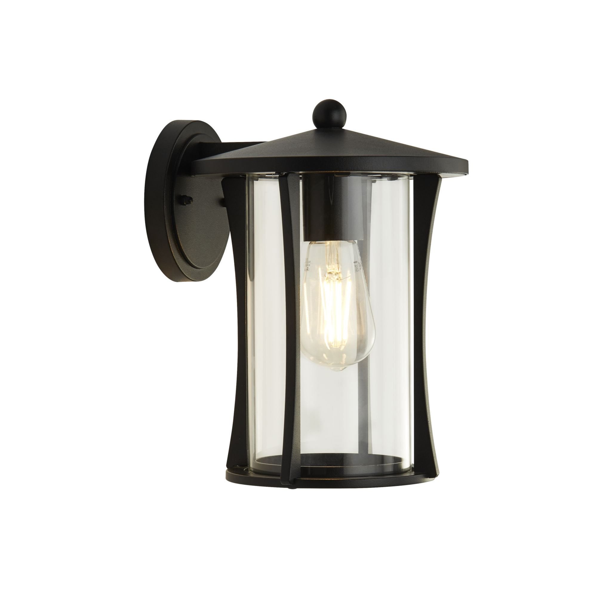 Searchlight Page Outdoor Wall/Porch Light - Black - IP44