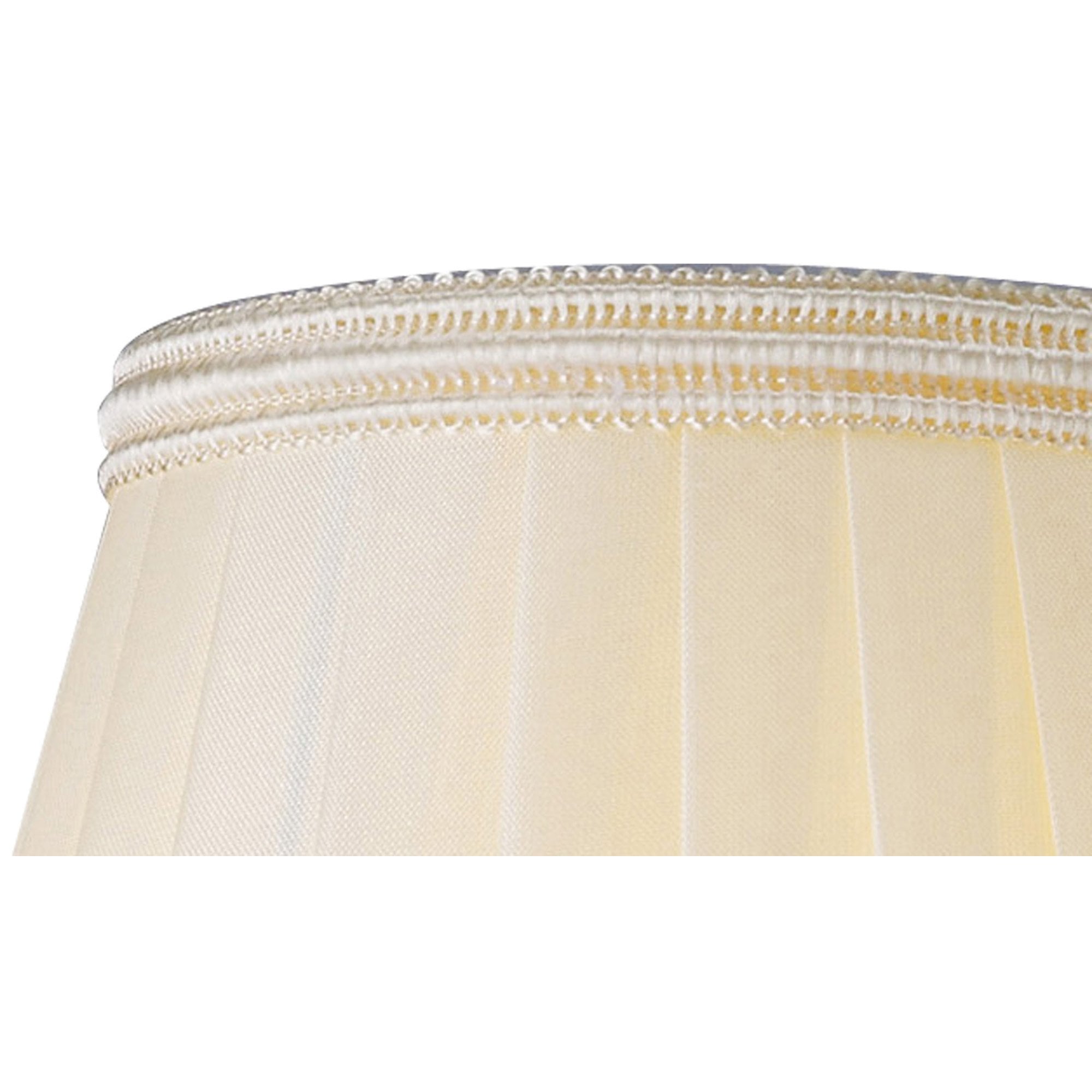 Diyas ILS31228 Willow Clip On Shade - Cream 8/13cm - Shade Only