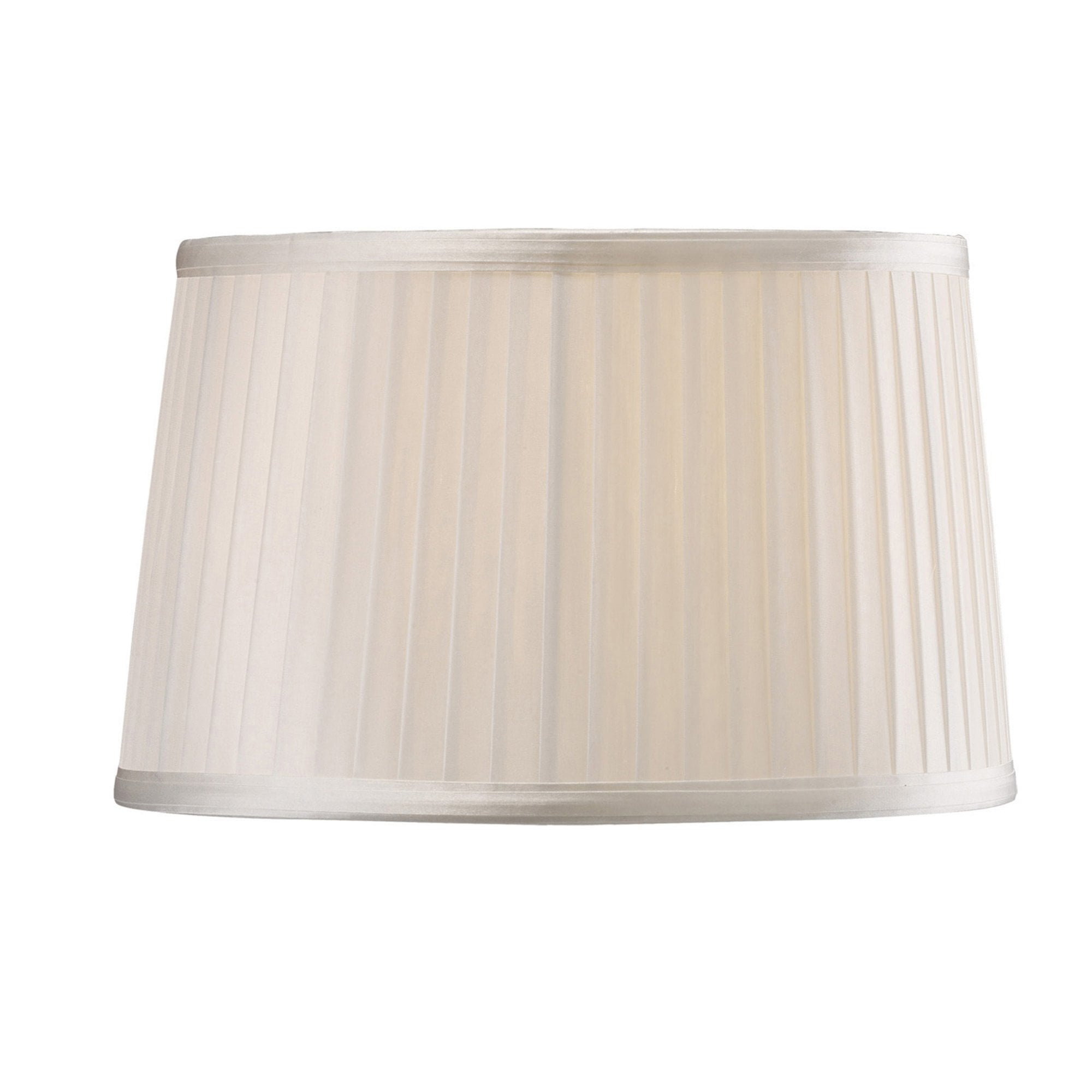 Diyas ILS31210 Willow Fabric Shade - White 26/30cm - Shade Only