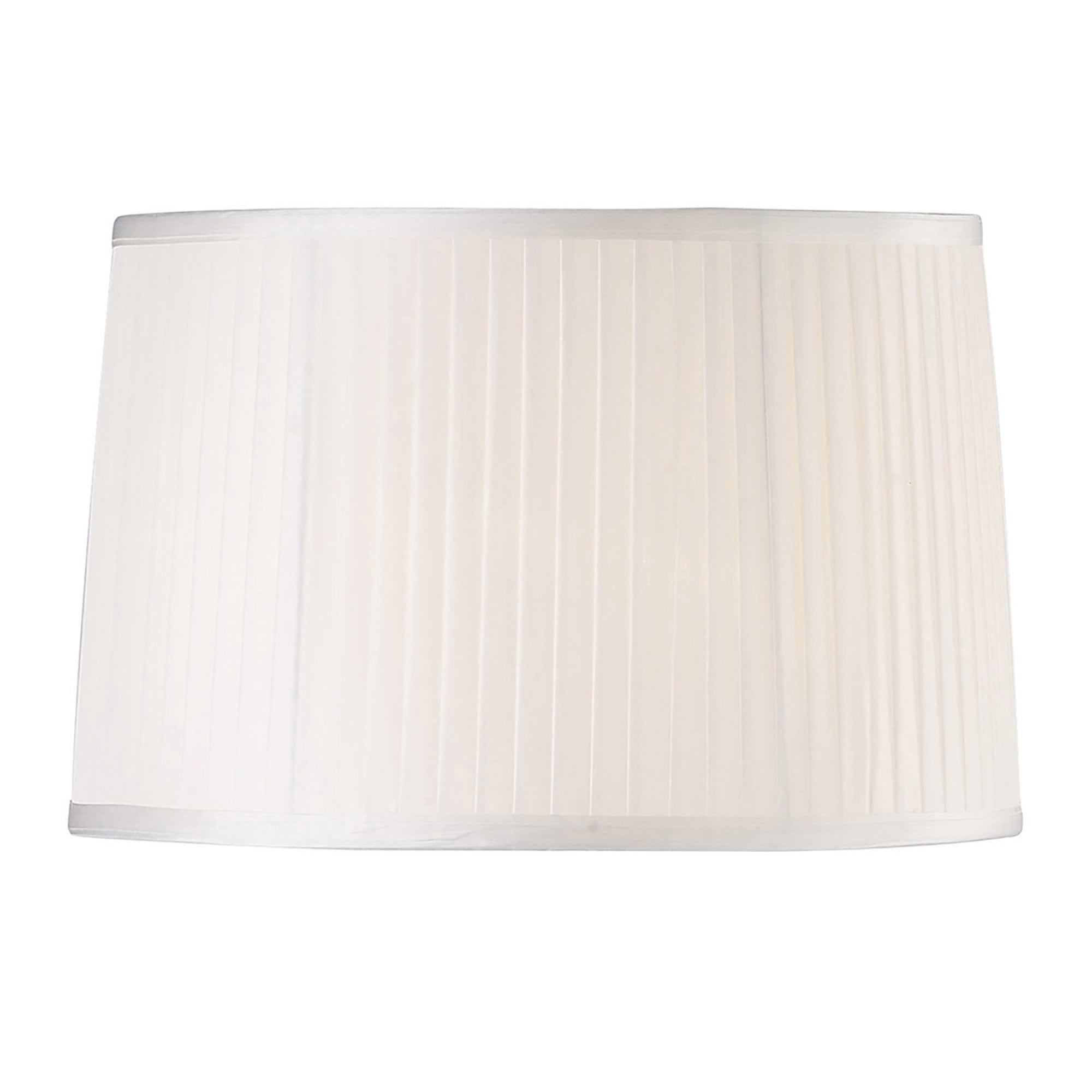 Diyas ILS31214 Willow Fabric Shade - White 36/40cm - Shade Only