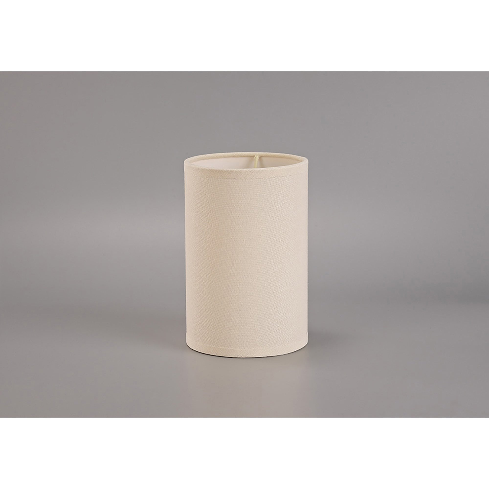 Diyas ILS20290 Victoria Round Fabric Shade - Ivory Cream 13cm - Shade Only