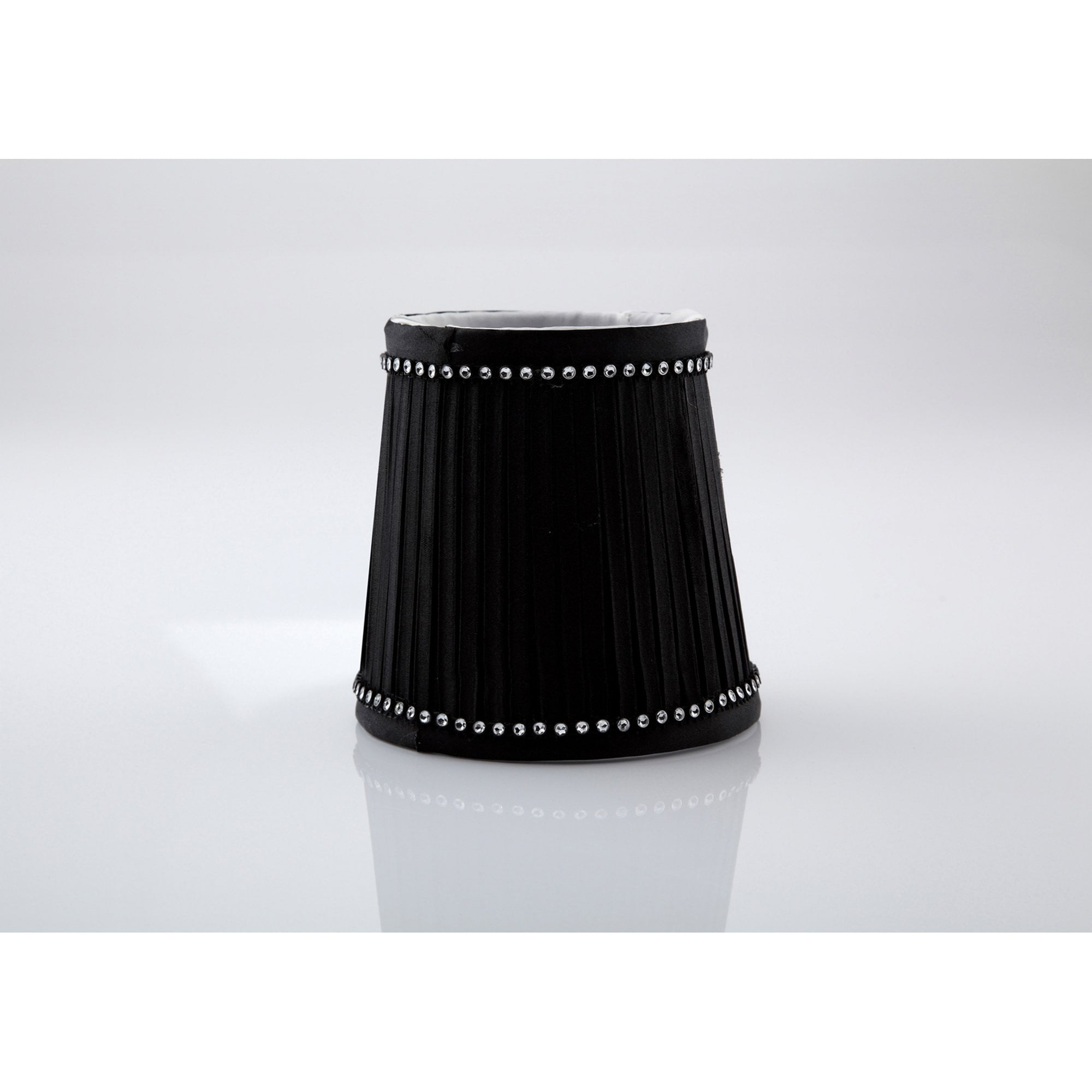 Diyas ILS10641 Rada Fabric Shade - Black 8.5/11cm - Shade Only