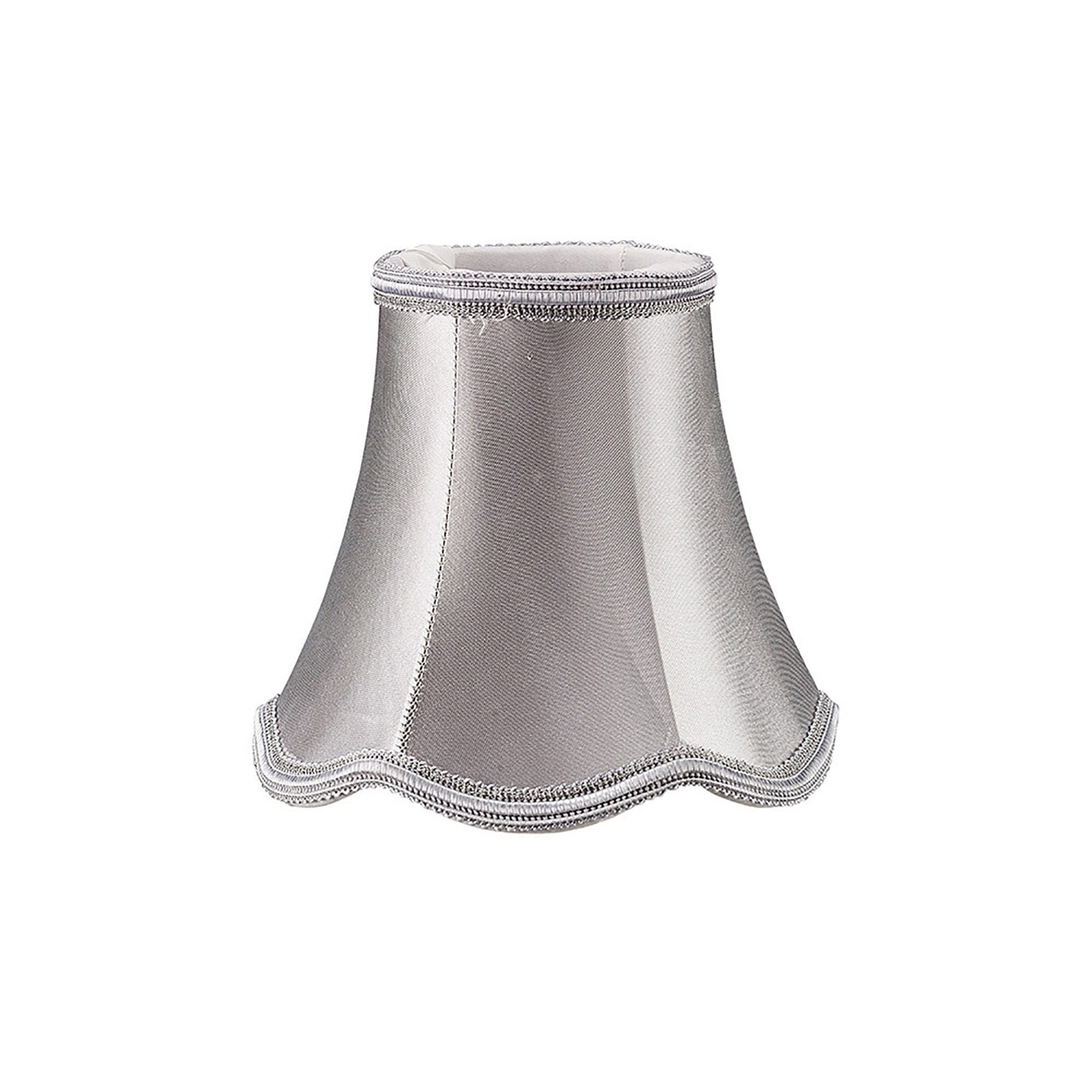 Diyas ILS10614 Onida Clip-On Fabric Shade - Silver 7/13cm - Shade Only