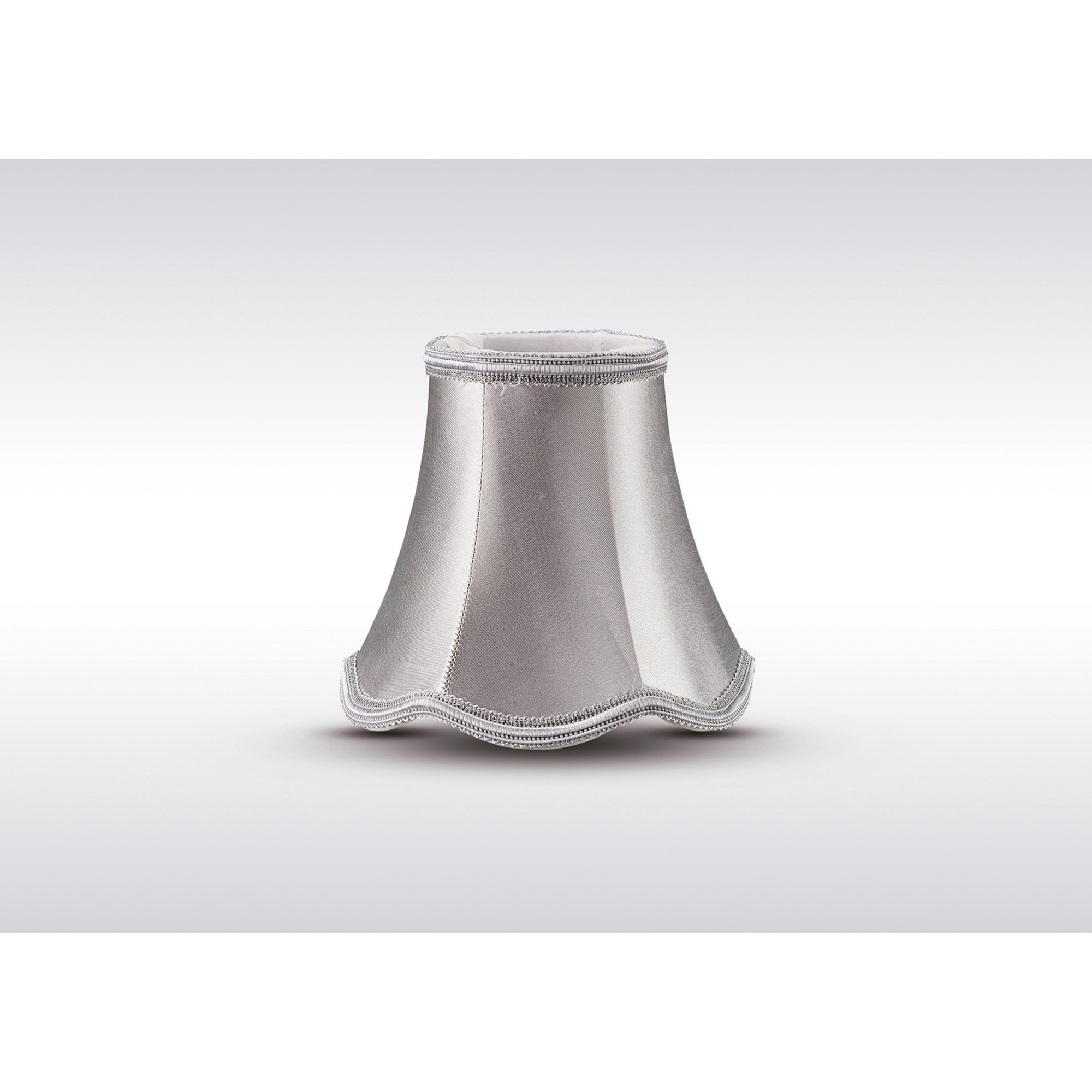 Diyas ILS10614 Onida Clip-On Fabric Shade - Silver 7/13cm - Shade Only