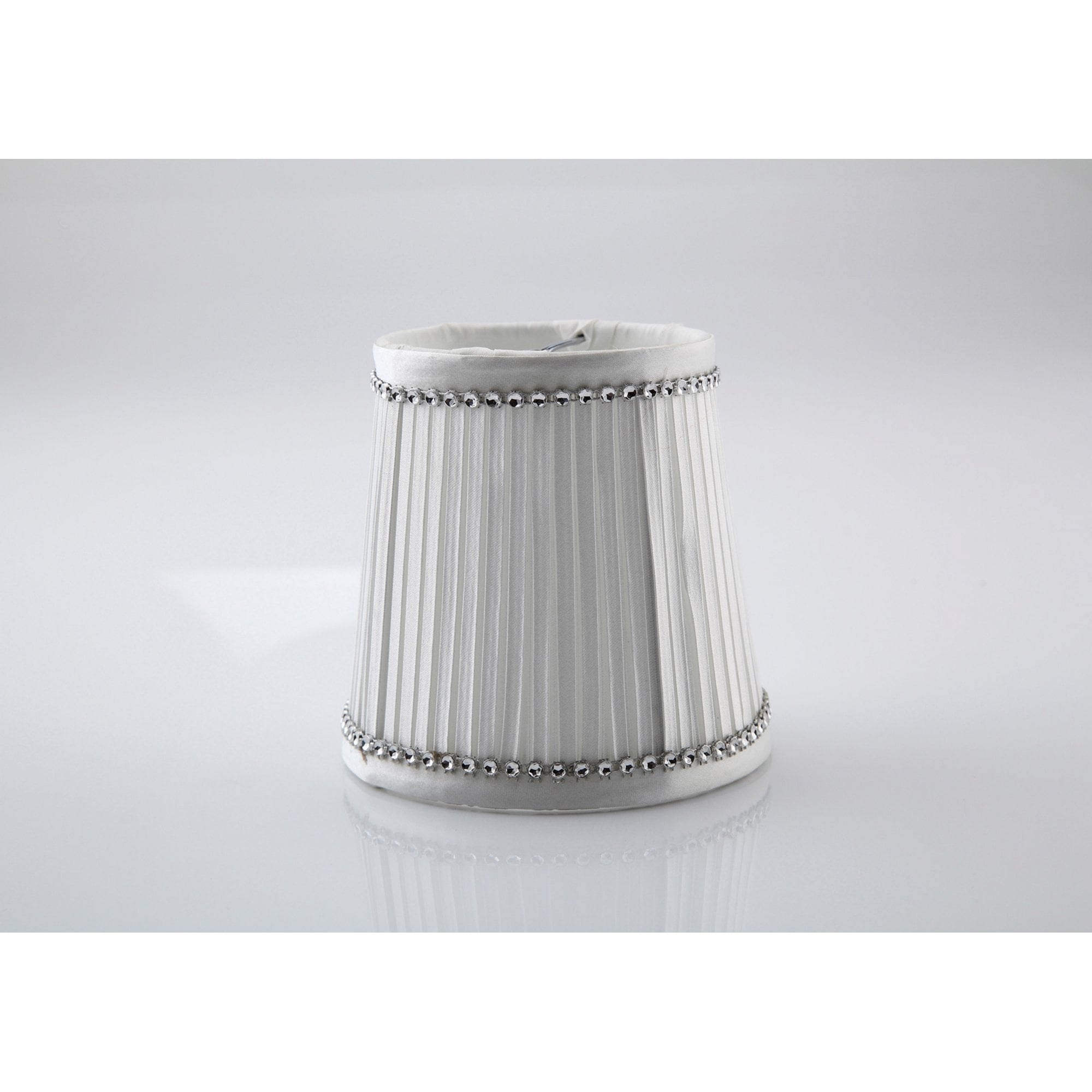 Diyas ILS10645 Rada Fabric Shade - White 8.5/11cm - Shade Only