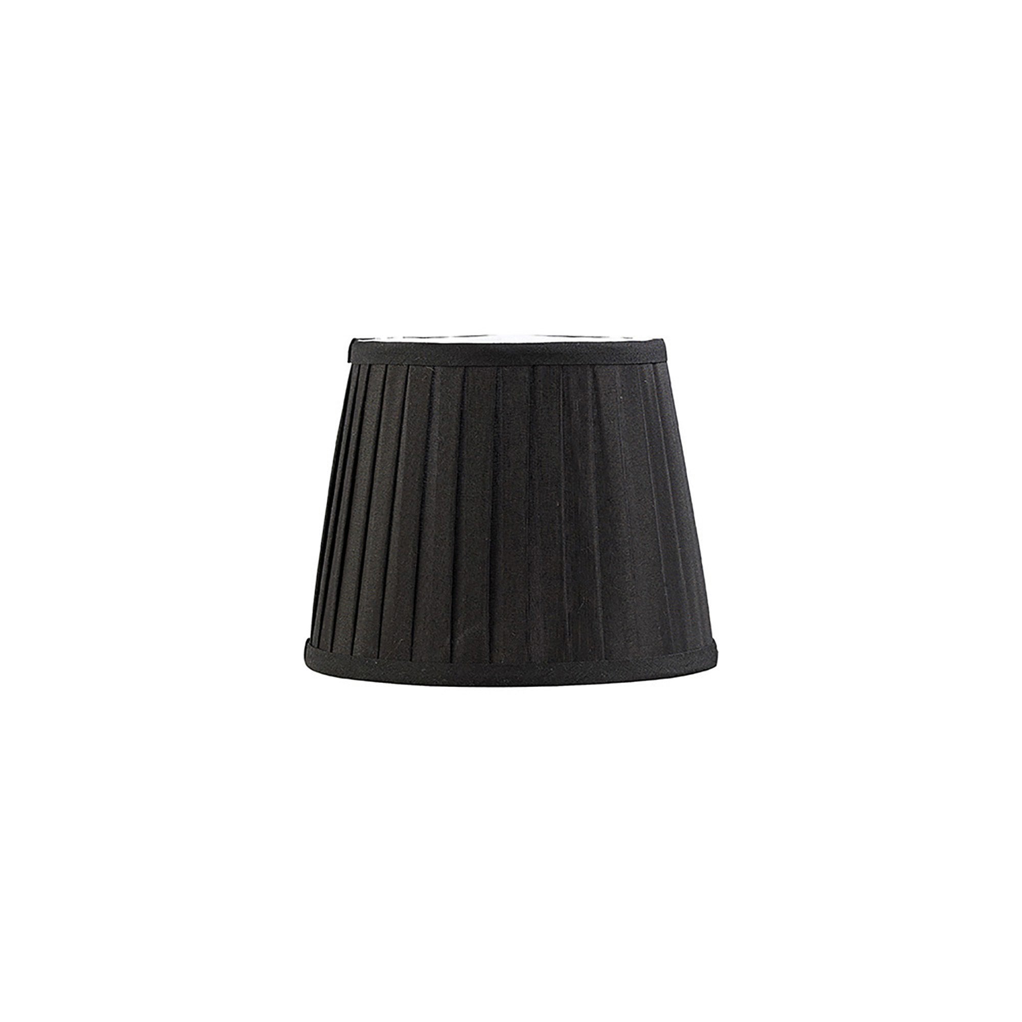 Diyas ILS20201 Stella Round Shade - Black 15/20cm - Shade Only