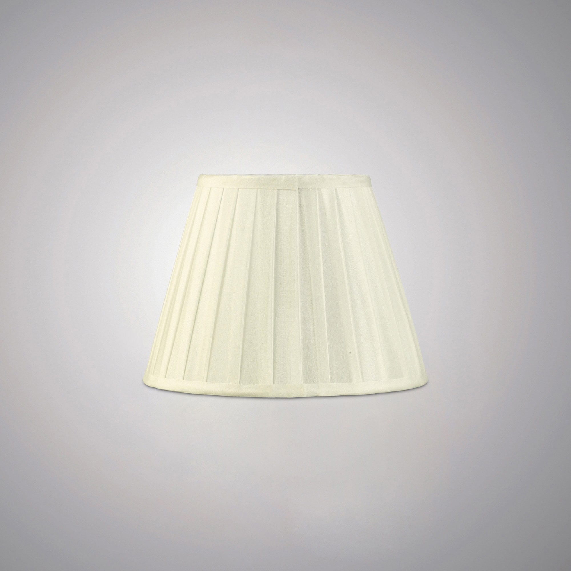 Diyas ILS20207 Stella Round Shade - Ivory 15/25cm - Shade Only