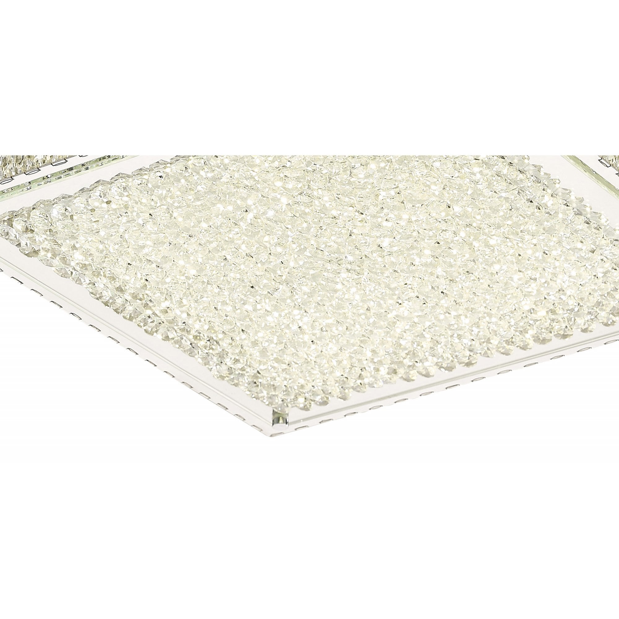 Diyas IL80072 Amelia Ceiling 21W 2100lm LED 4000K Stainless Steel/Crystal