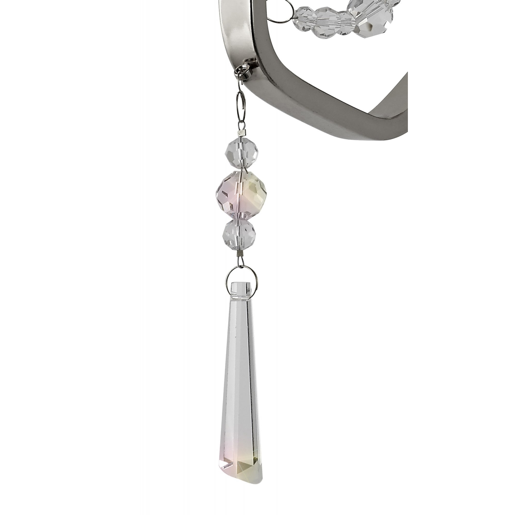 Diyas Armand Wall Lamp Single Light E14 - Polished Chrome/Crystal