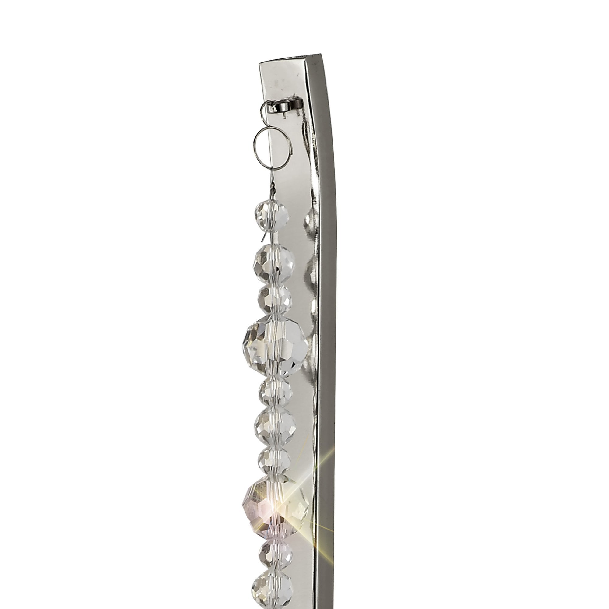 Diyas Armand Wall Lamp Single Light E14 - Polished Chrome/Crystal
