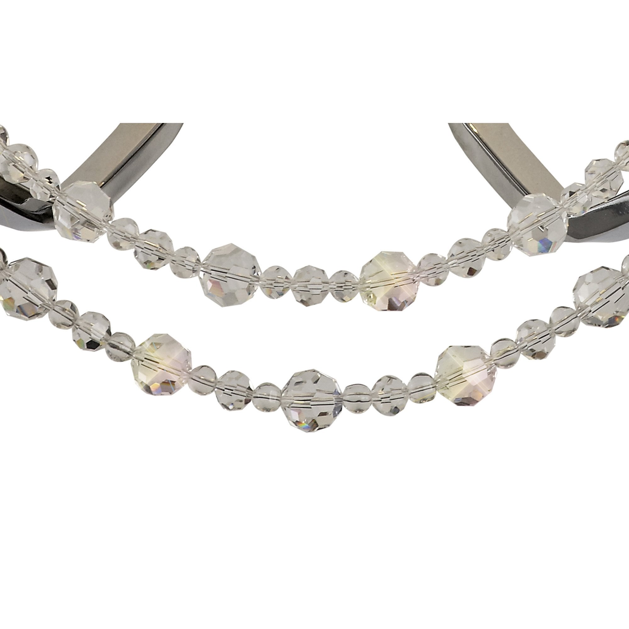 Diyas Armand Wall Lamp 2 Light E14 - Polished Chrome/Crystal