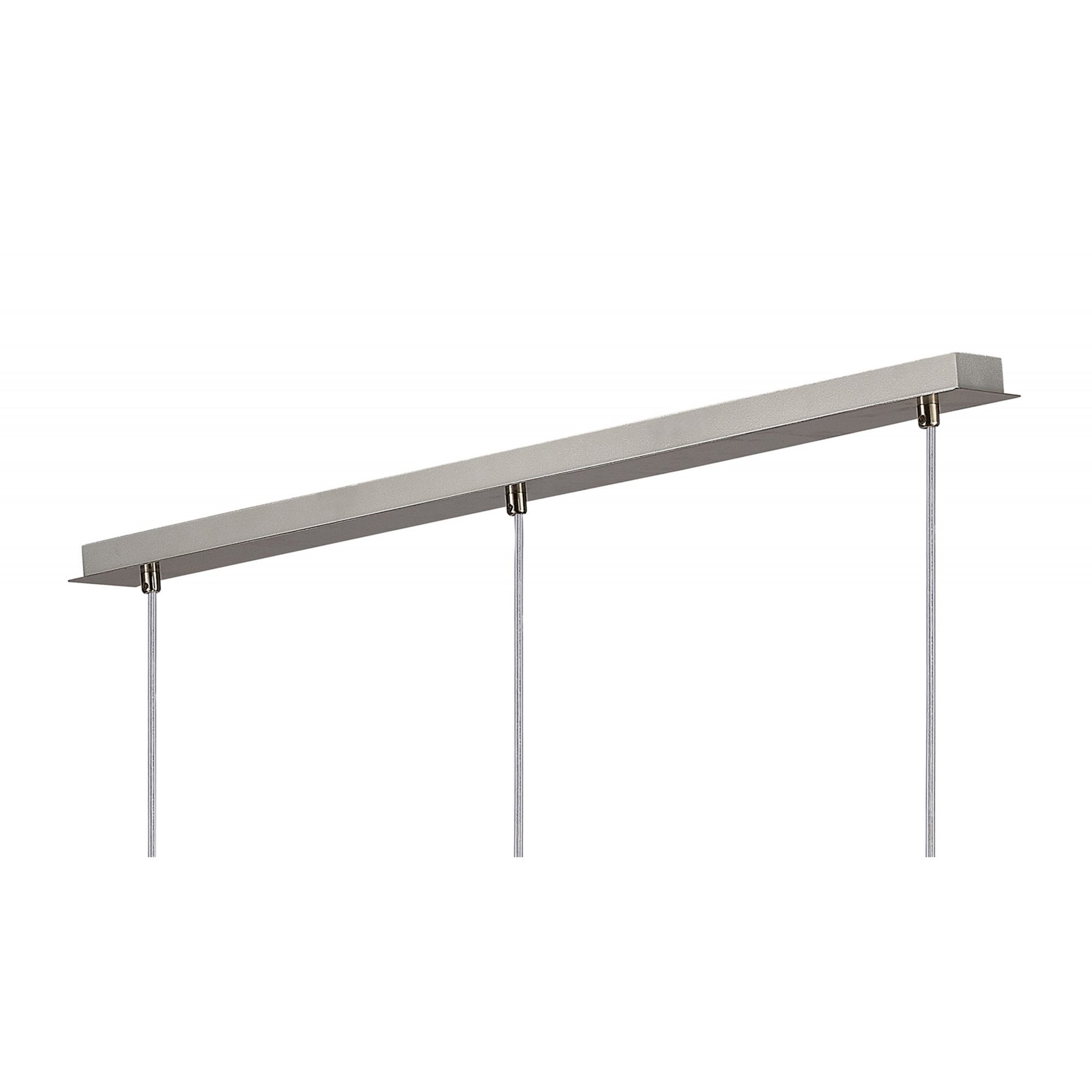 Diyas IL31613 Andrea Pendant 3 Light E27 Linear Polished Chrome/Crystal