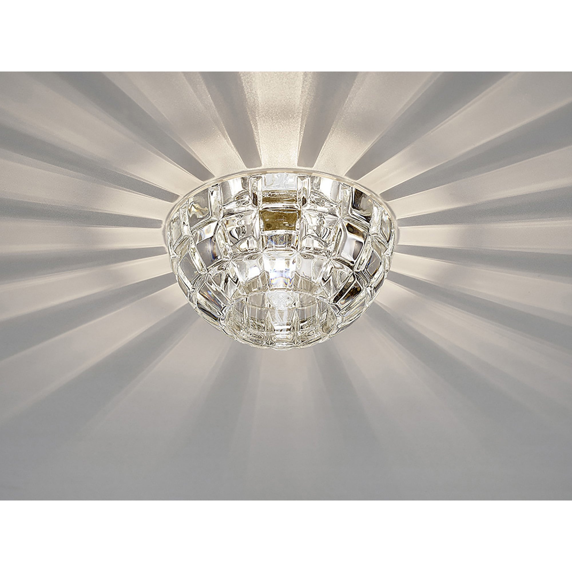 Diyas IL31840CH Ria G9 Dome Downlight Polished Chrome/Crystal