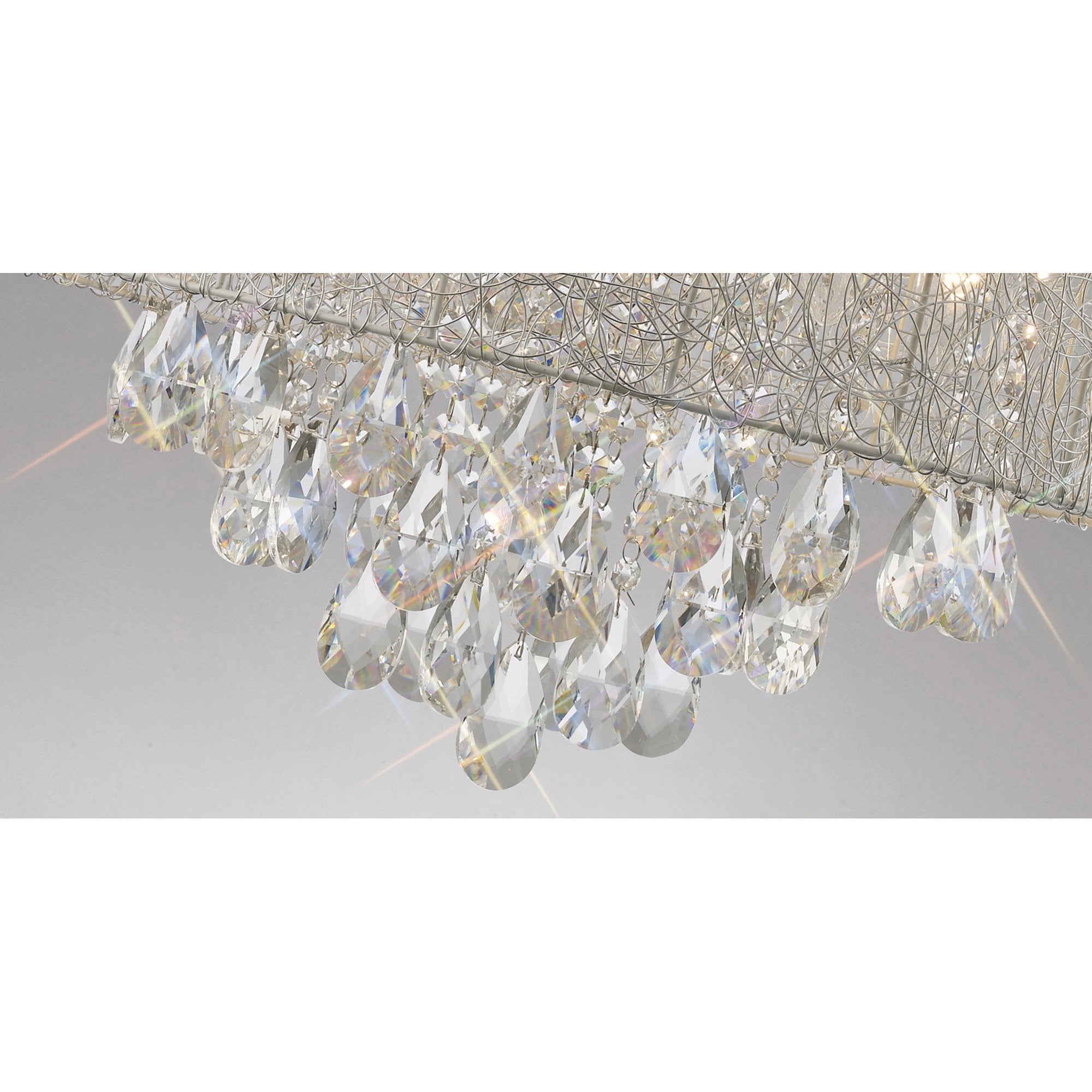 Diyas IL31161 Adeline Pendant 6 Light Polished Chrome/Crystal