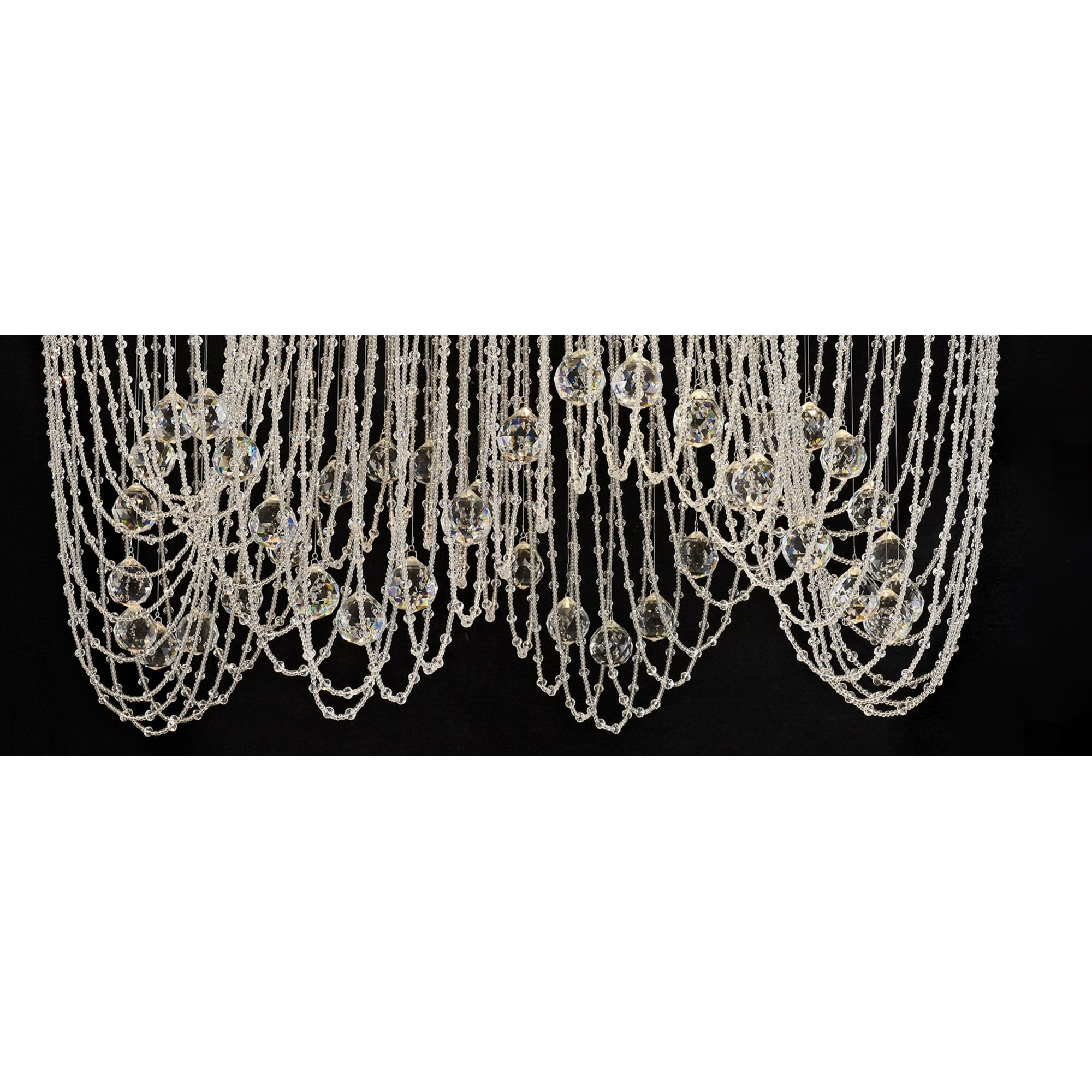 Diyas IL31393 Camilla Ceiling Oval 12 Light Polished Chrome/Crystal