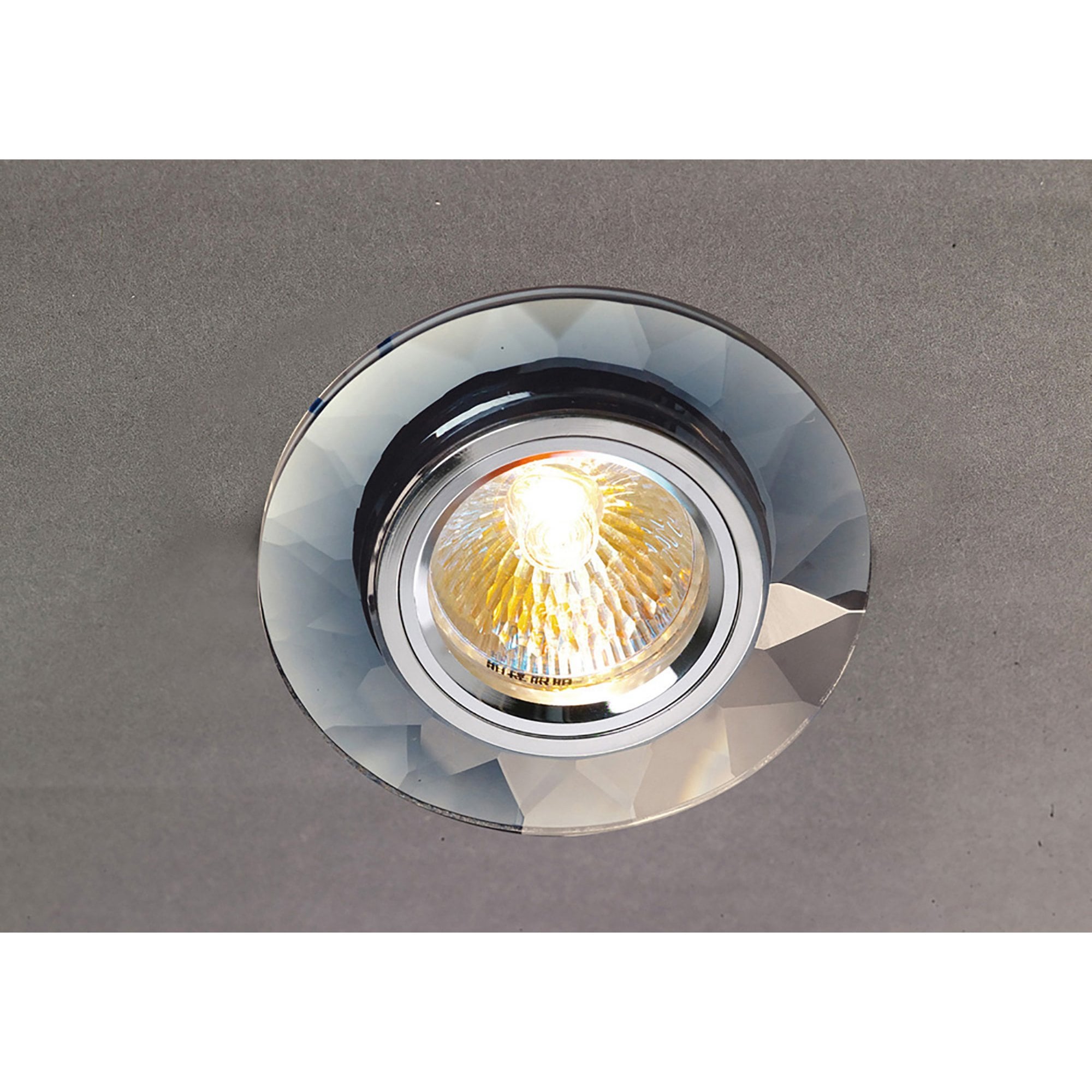 Diyas IL30816CH Crystal Downlight Chamfered Round Rim Only Clear,IL30800 Required To Complete The Item