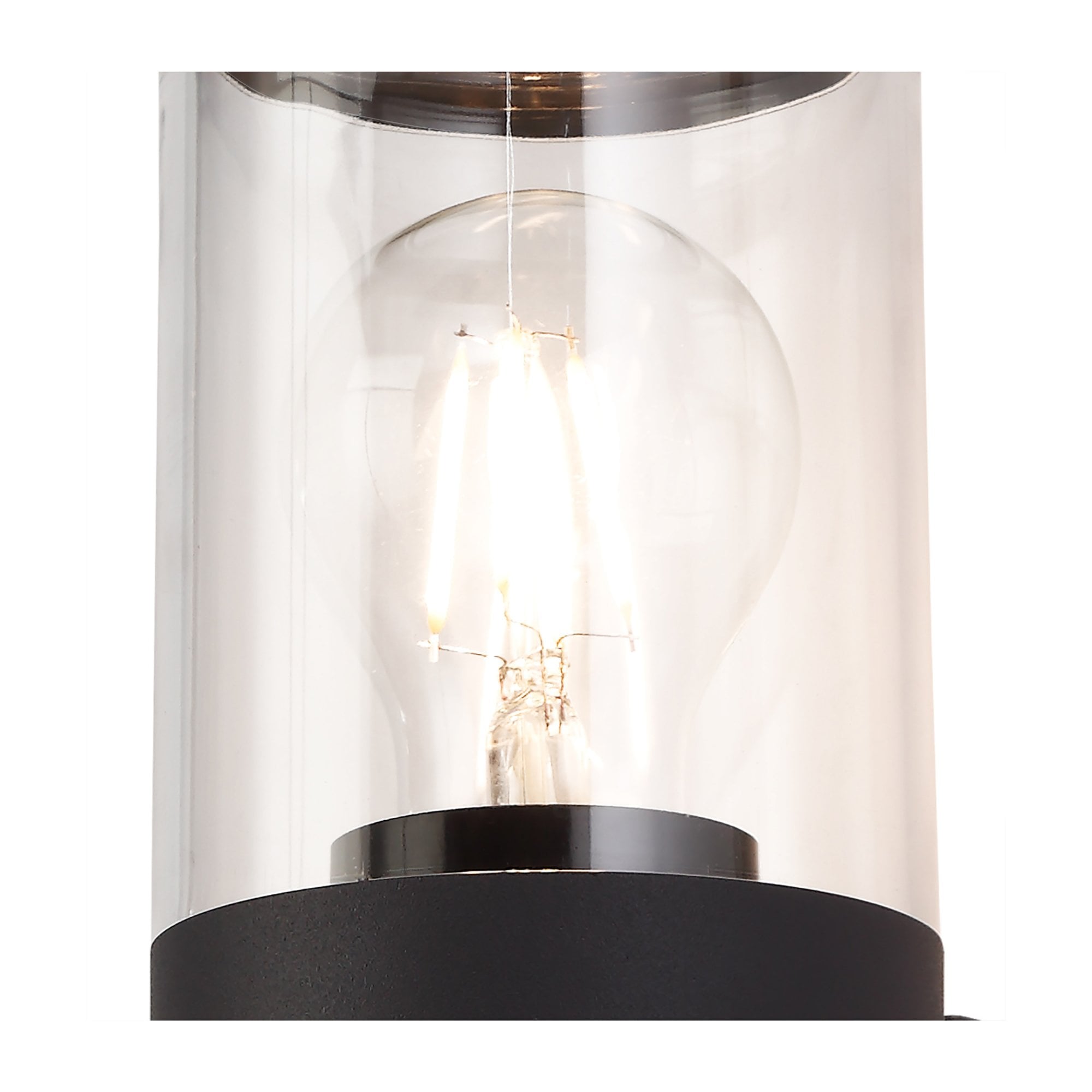 Fabula Harwater Single Wall Lamp - Anthracite & Clear PC - IP54
