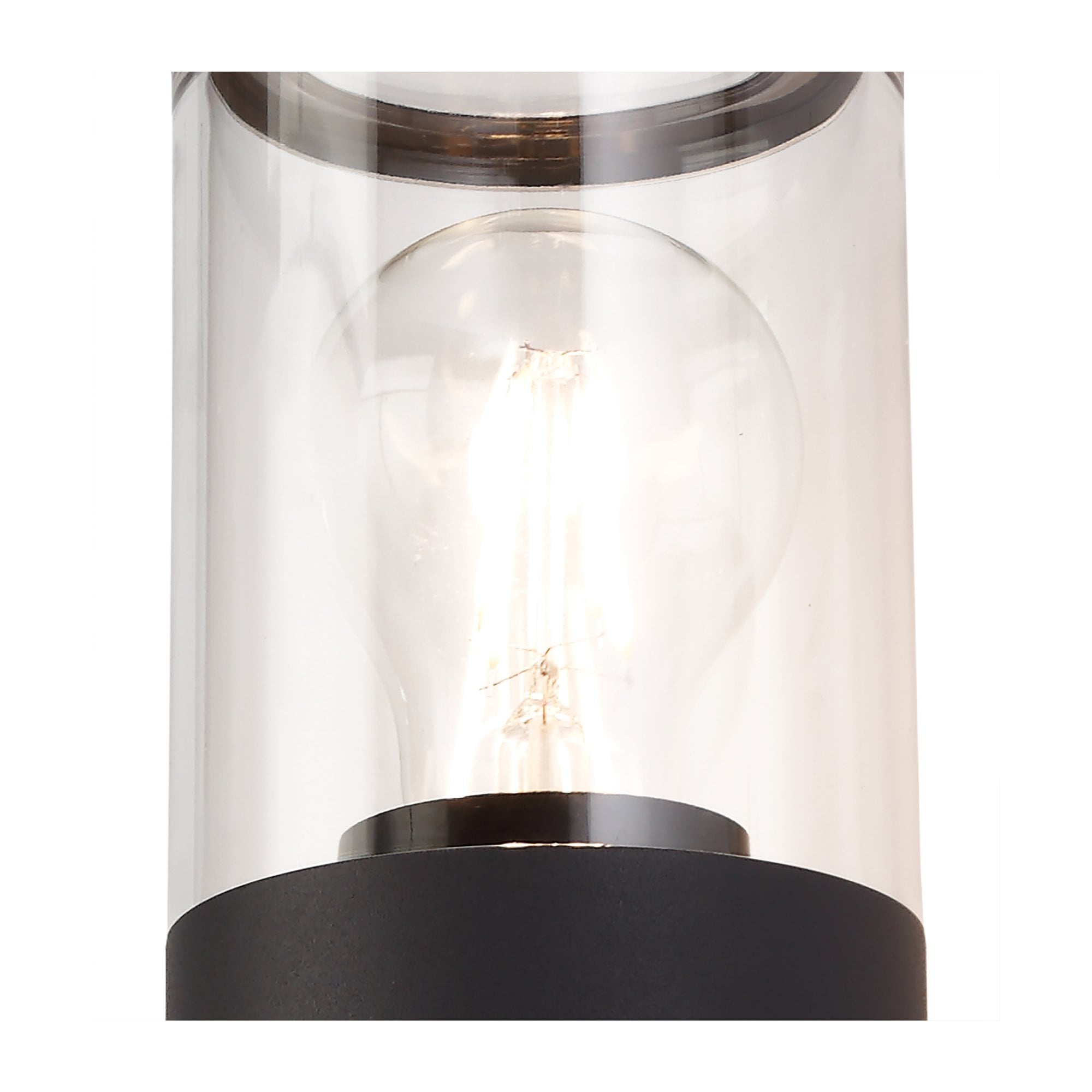 Fabula Harwater 2 Light Wall Lamp - Anthracite & Clear PC - IP54