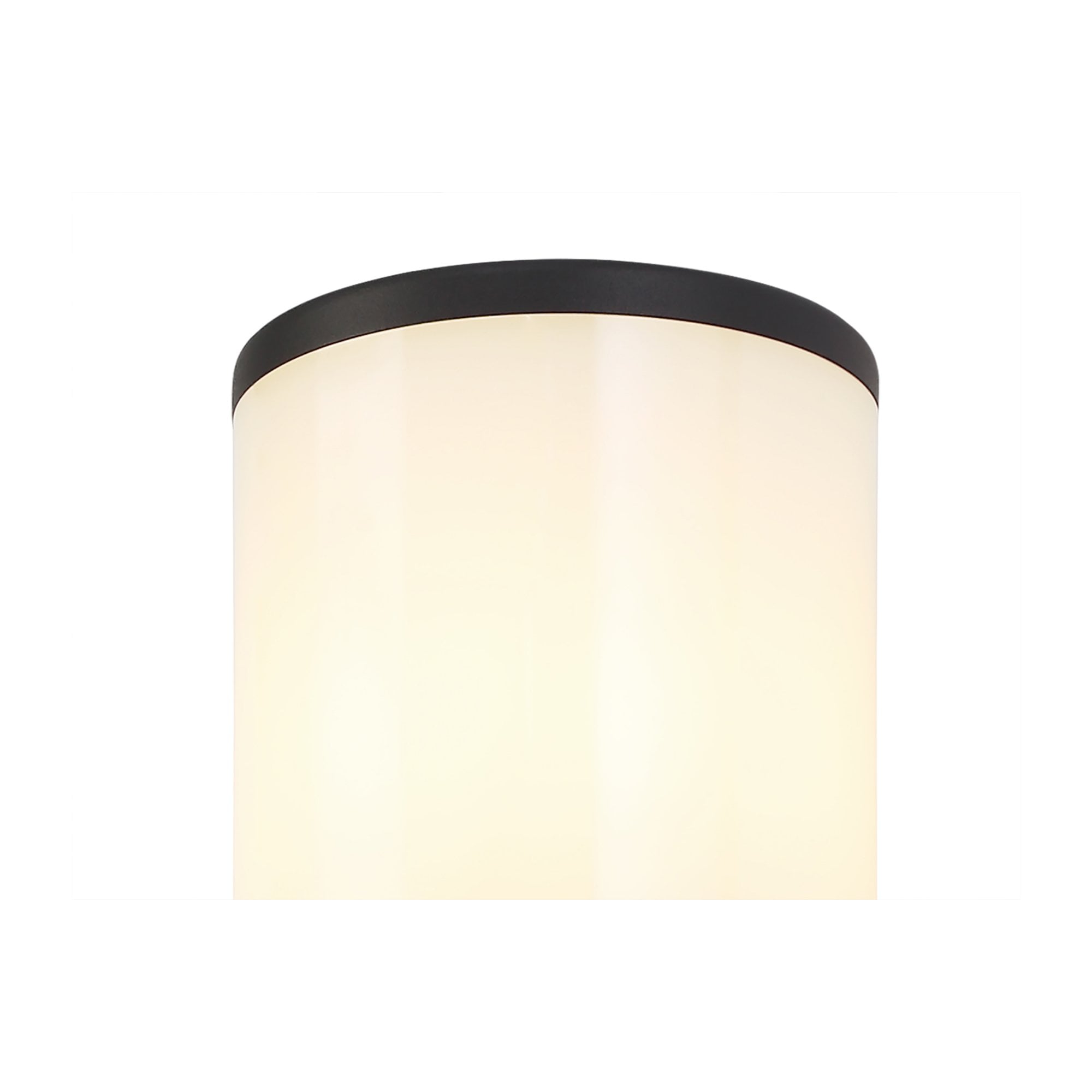 Fabula Harwater 2 Light Wall Lamp - Anthracite & Opal PC - IP54