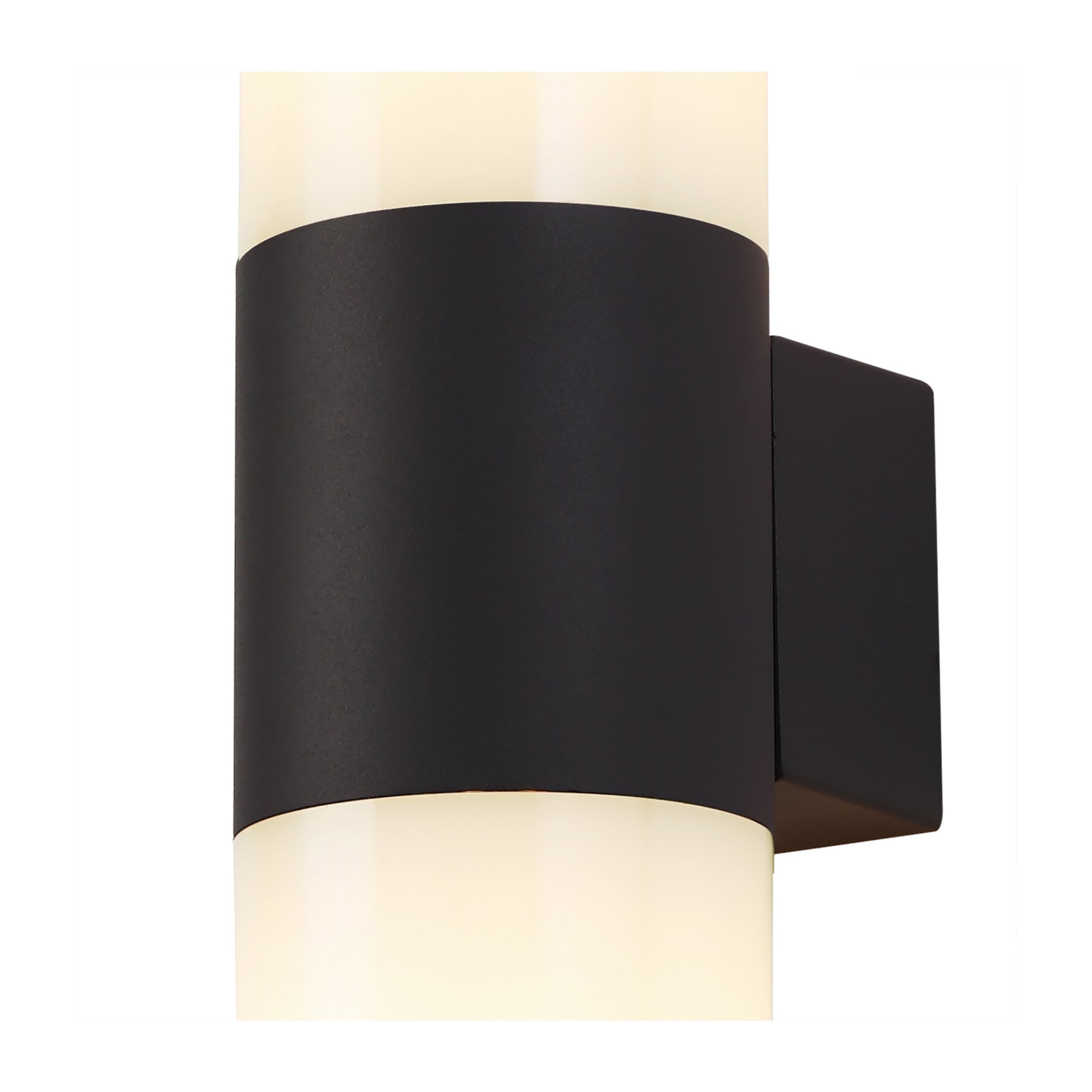 Fabula Harwater 2 Light Wall Lamp - Anthracite & Opal PC - IP54