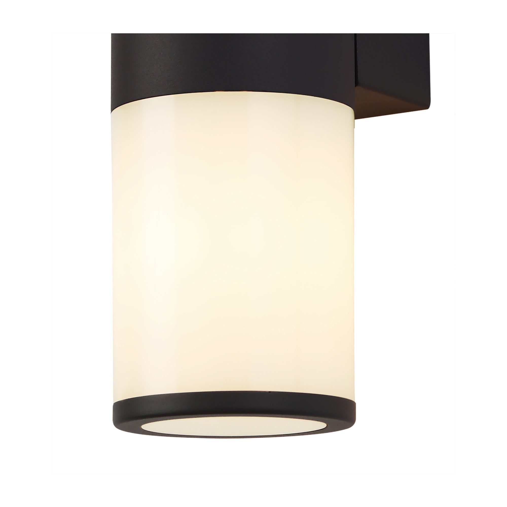 Fabula Harwater 2 Light Wall Lamp - Anthracite & Opal PC - IP54