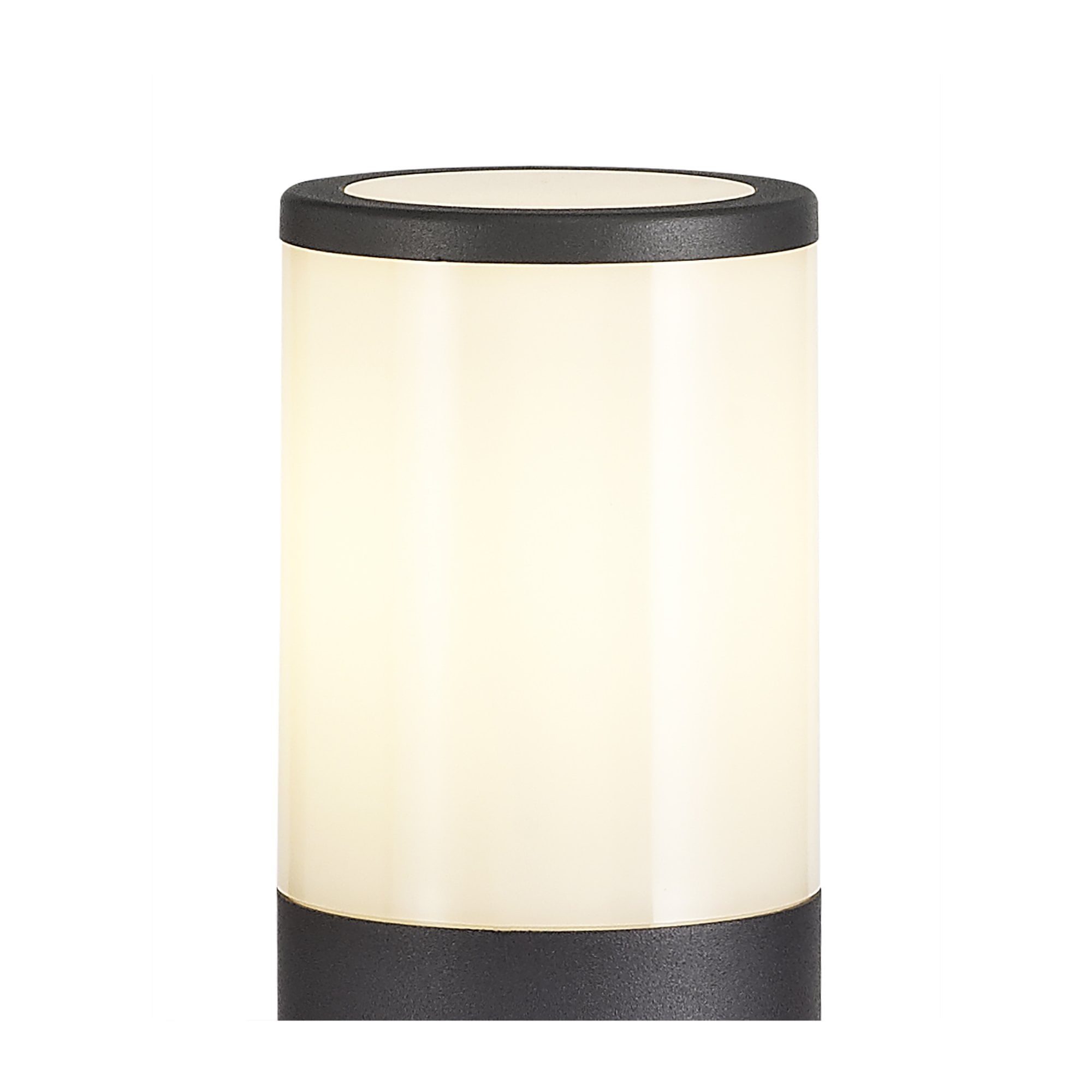 Fabula Harwater Single 45cm Post Lamp - Anthracite & Opal PC - IP54