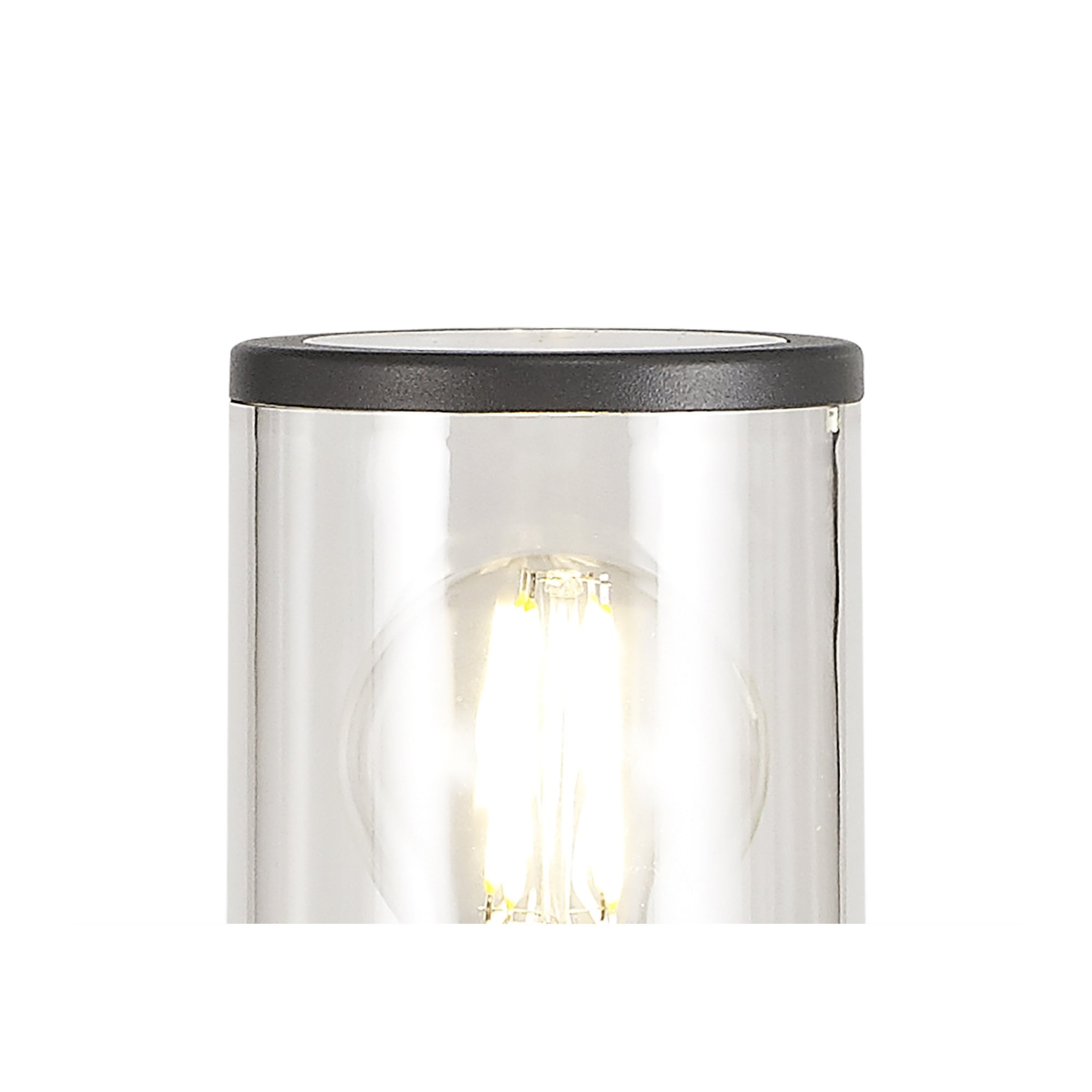 Fabula Harwater Single 65cm Post Lamp - Anthracite & Clear PC - IP54