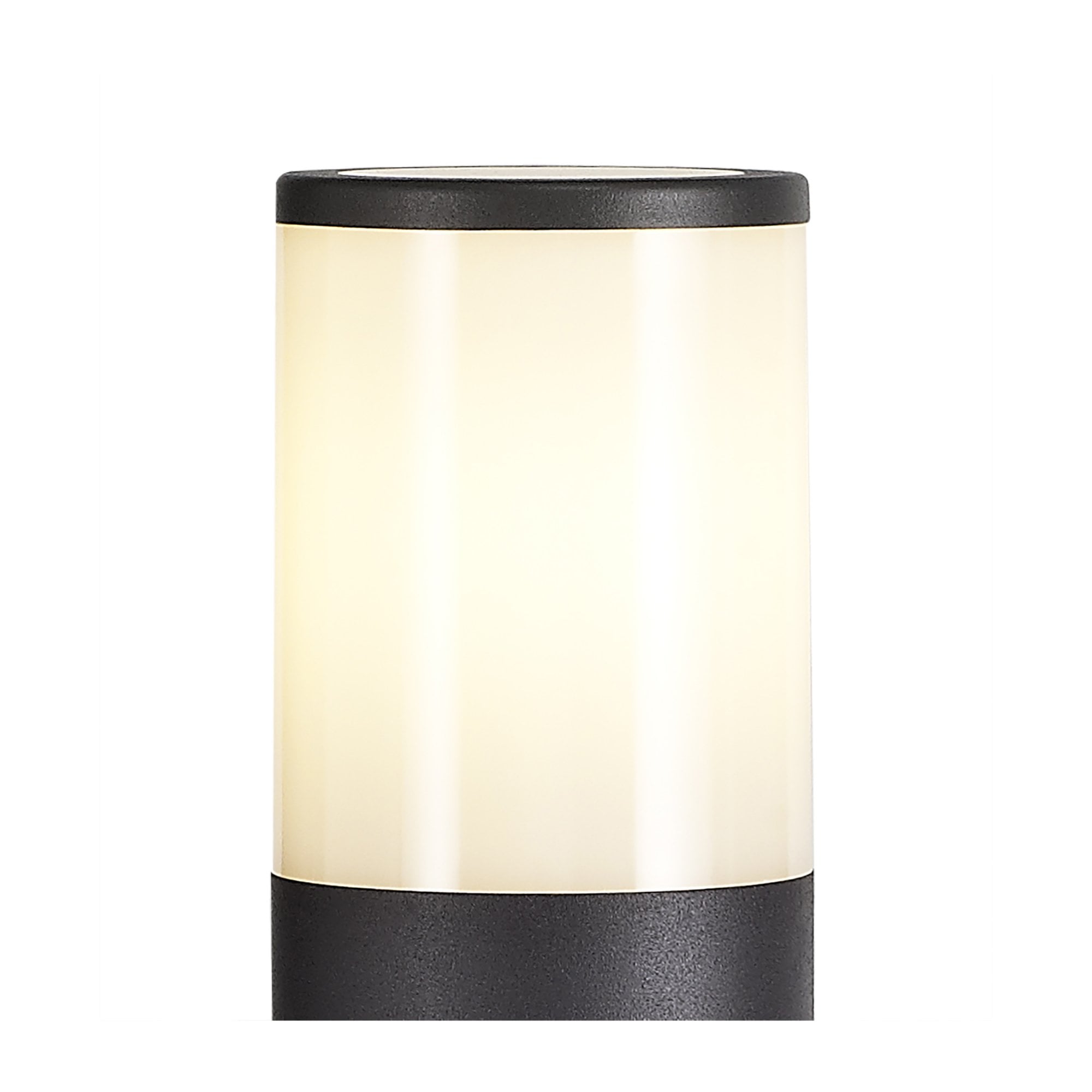 Fabula Harwater Single 65cm Post Lamp - Anthracite & Opal PC - IP54