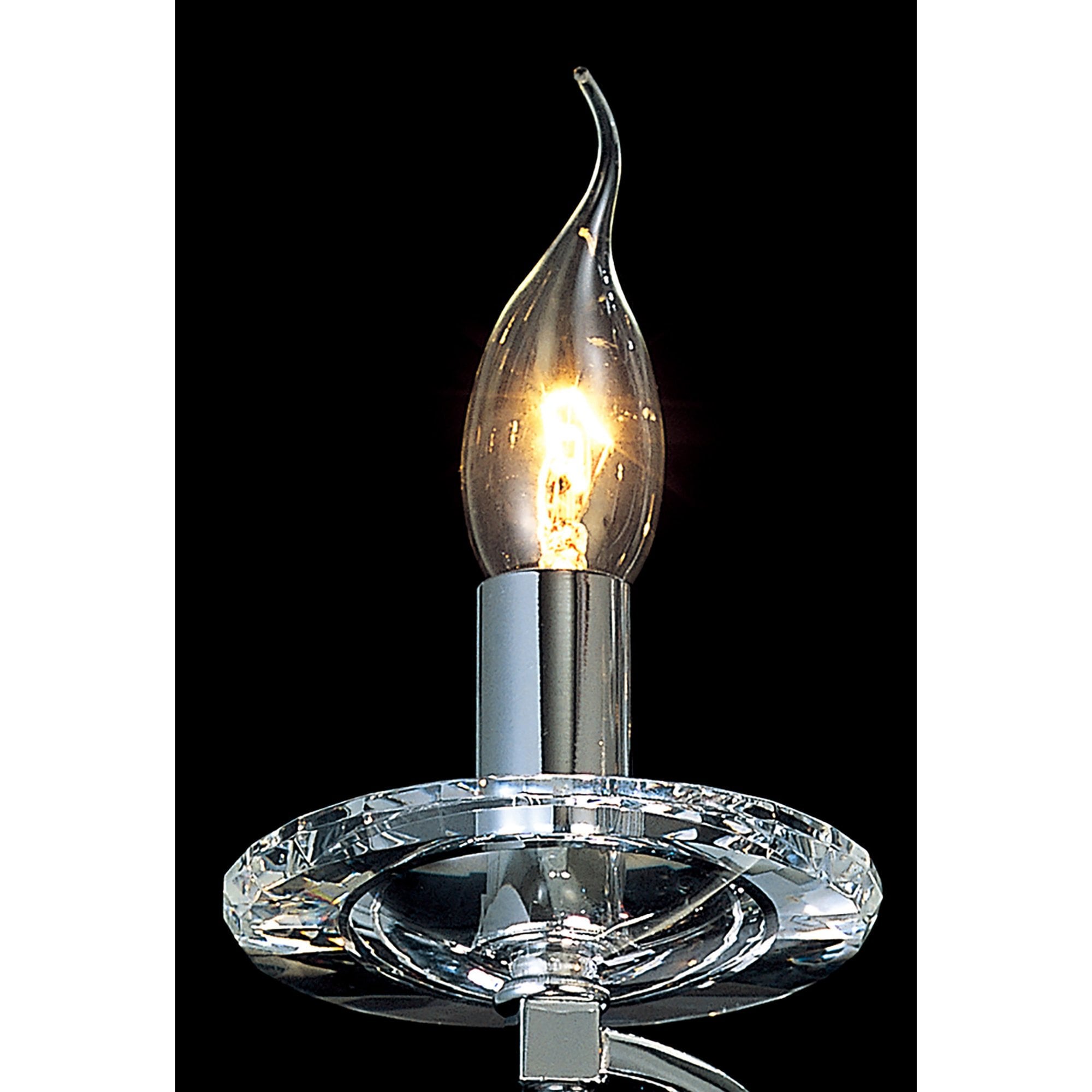 Diyas IL30113 Bianco Ceiling 3 Light Polished Chrome/Crystal