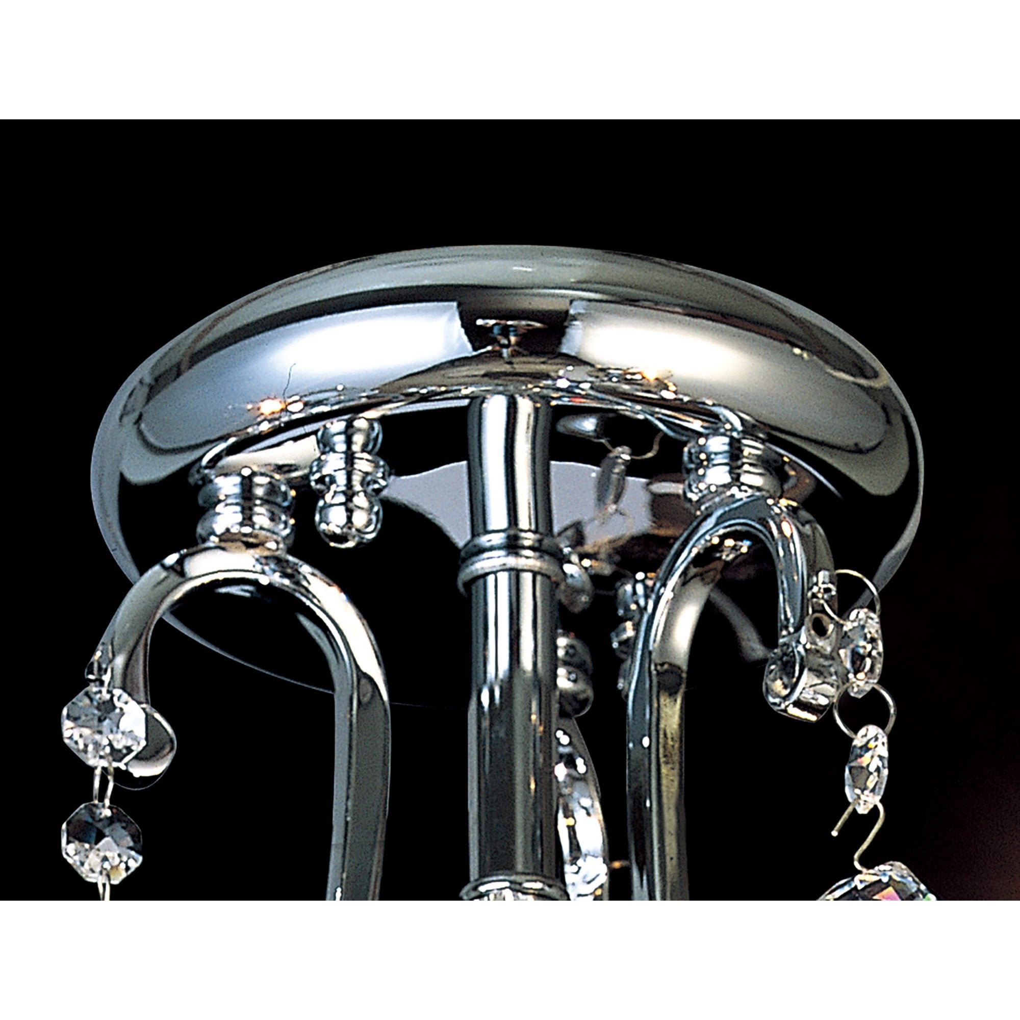 Diyas IL30113 Bianco Ceiling 3 Light Polished Chrome/Crystal